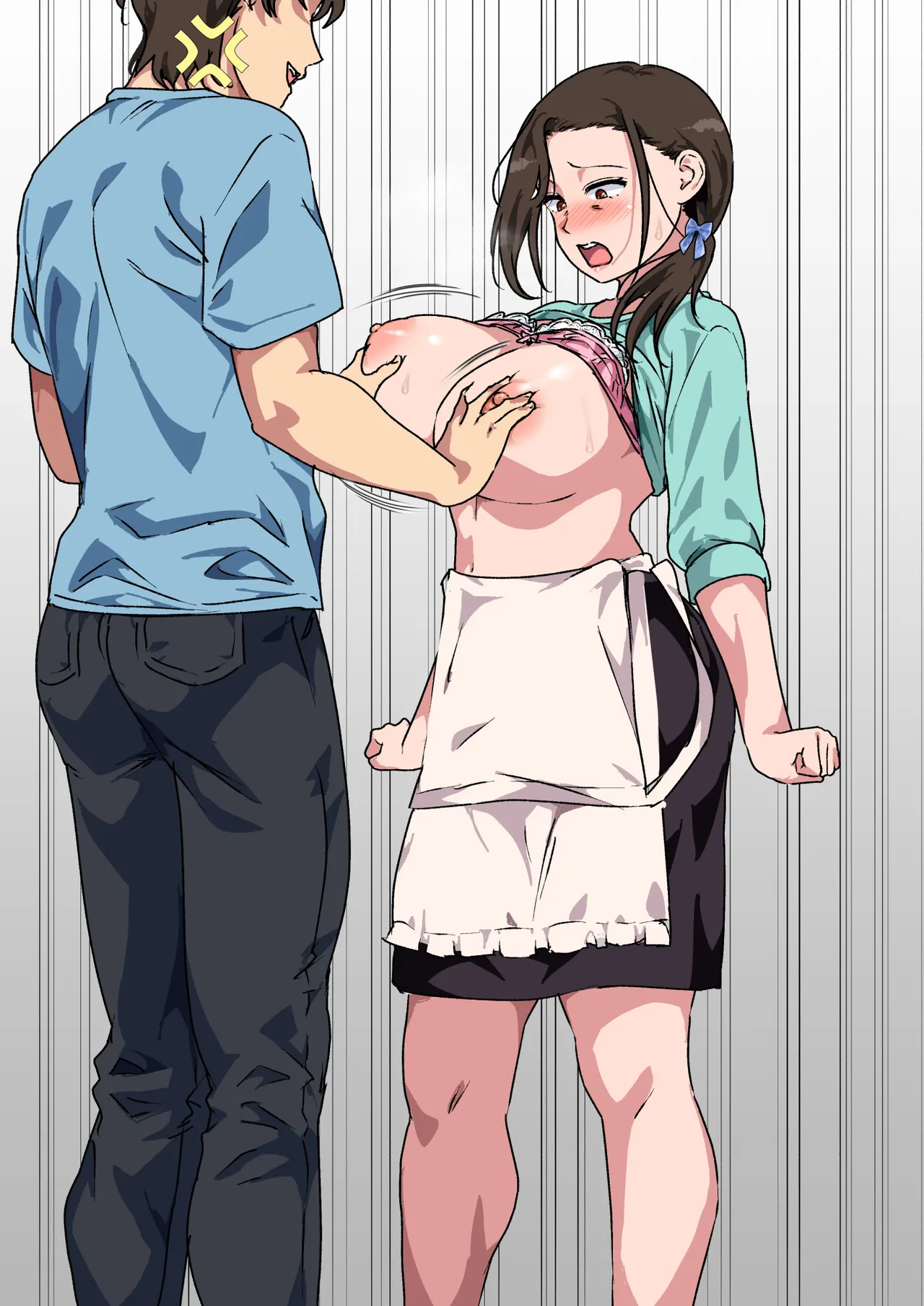 母がエッチな挑発してきたので我慢できずに反撃しました。 Page.86