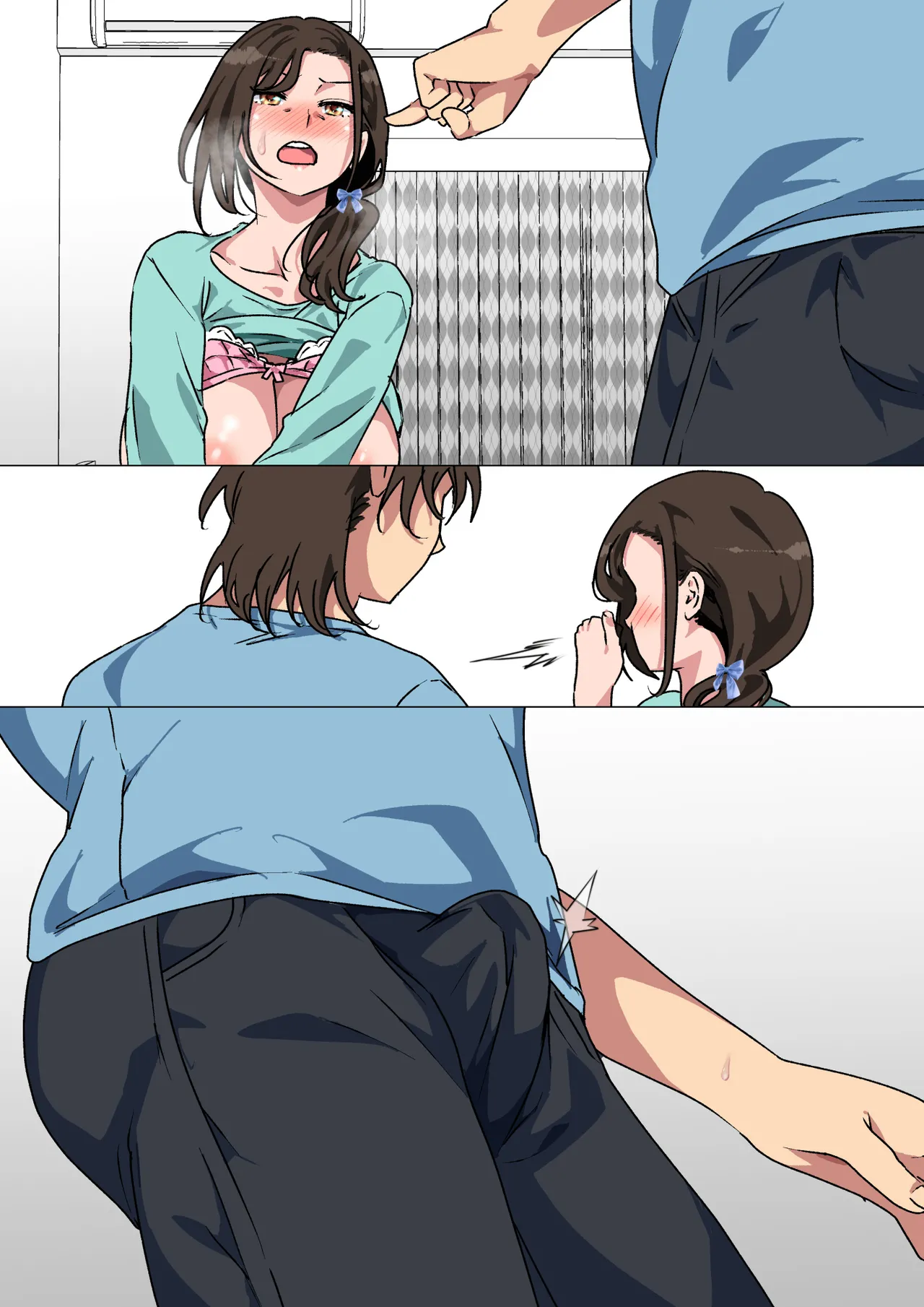 母がエッチな挑発してきたので我慢できずに反撃しました。 Page.90