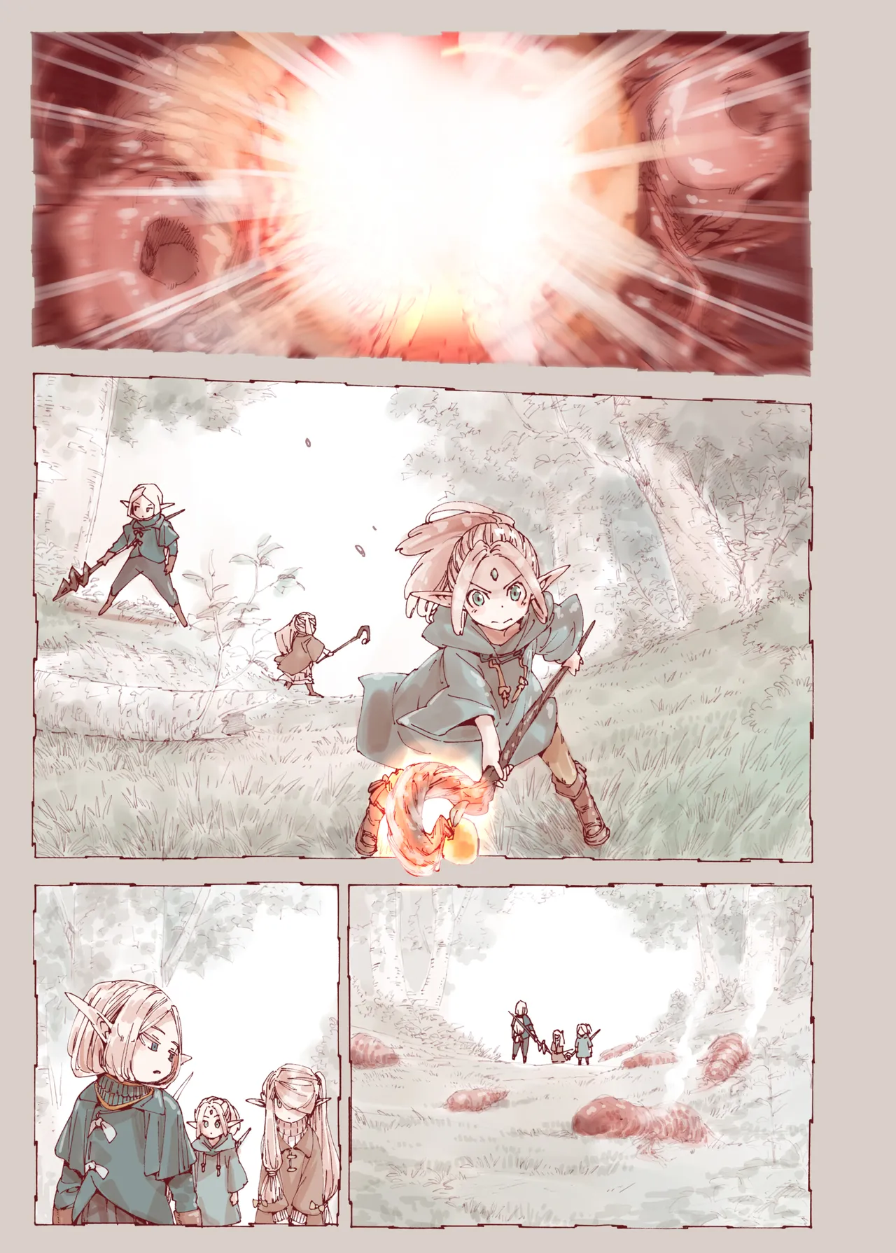 堕落 の 魔女 〜 初年 よしゃ と ツルペタ エルフ 和 以下にして 魔女 に 敗れた 化 Page.27