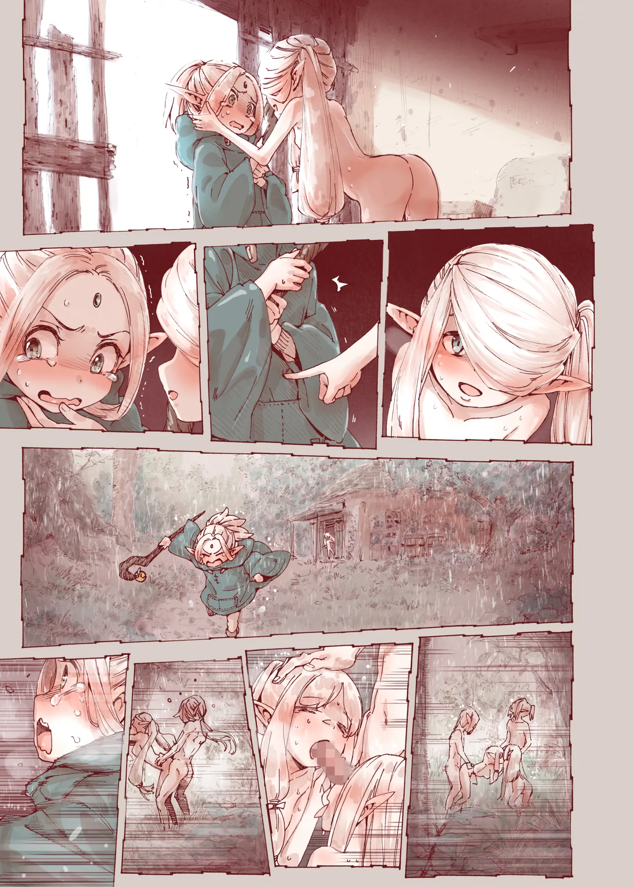 堕落 の 魔女 〜 初年 よしゃ と ツルペタ エルフ 和 以下にして 魔女 に 敗れた 化 Page.31