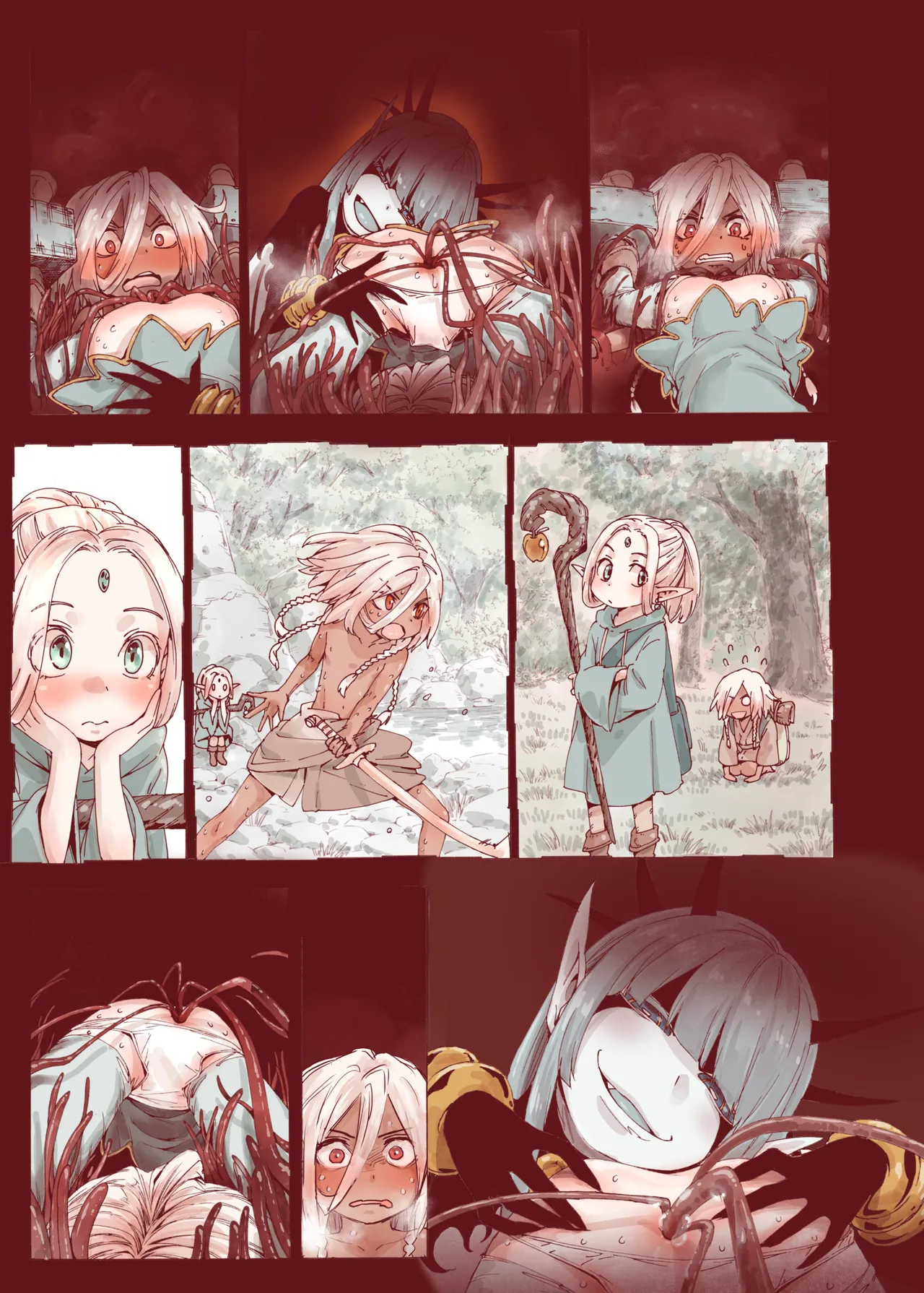 堕落 の 魔女 〜 初年 よしゃ と ツルペタ エルフ 和 以下にして 魔女 に 敗れた 化 Page.37