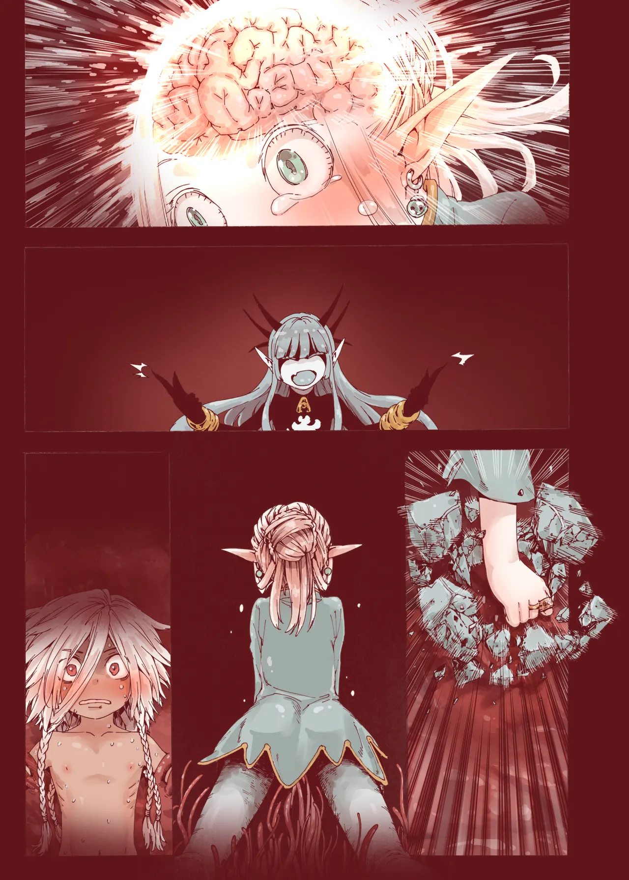 堕落 の 魔女 〜 初年 よしゃ と ツルペタ エルフ 和 以下にして 魔女 に 敗れた 化 Page.39