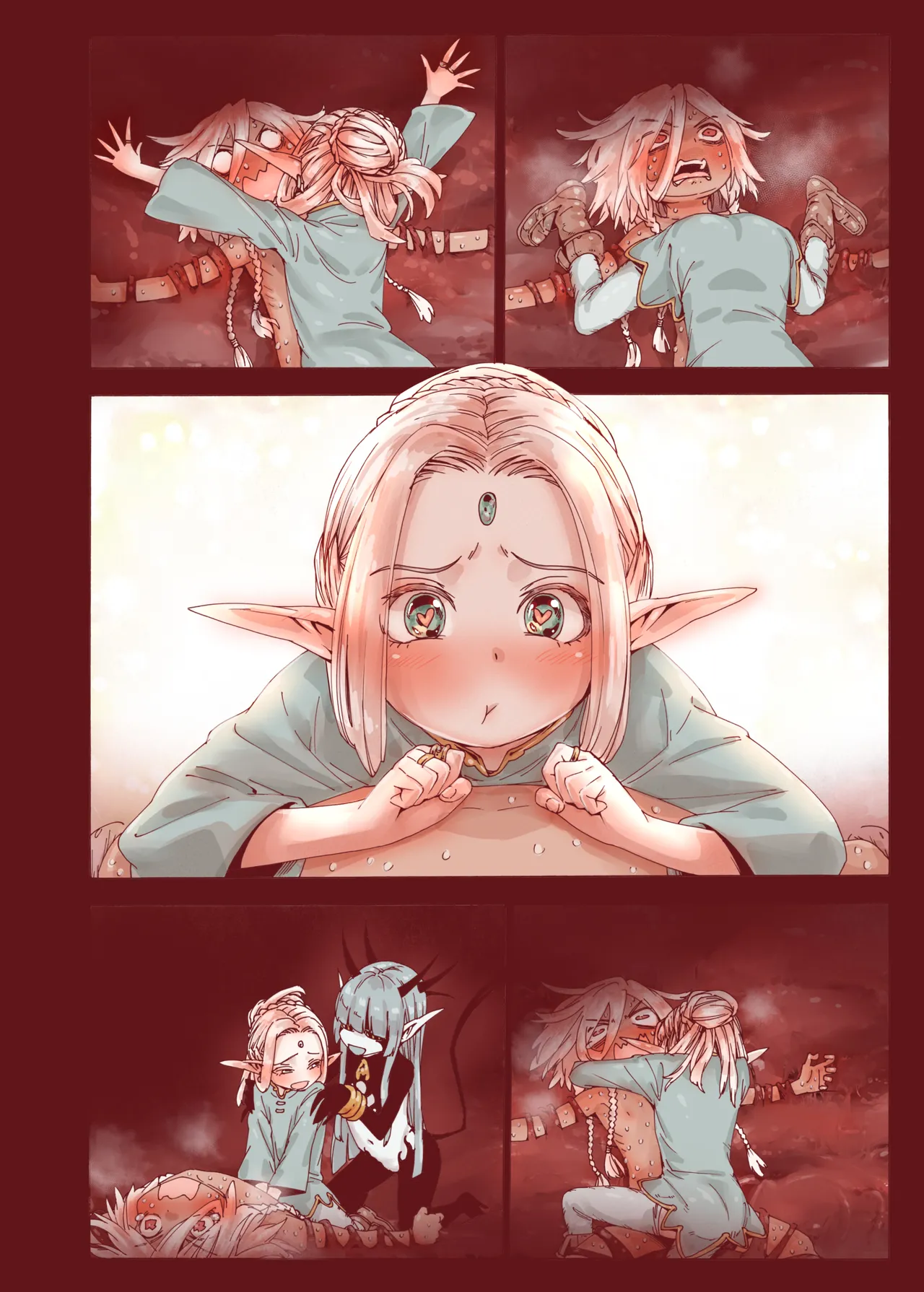 堕落 の 魔女 〜 初年 よしゃ と ツルペタ エルフ 和 以下にして 魔女 に 敗れた 化 Page.44