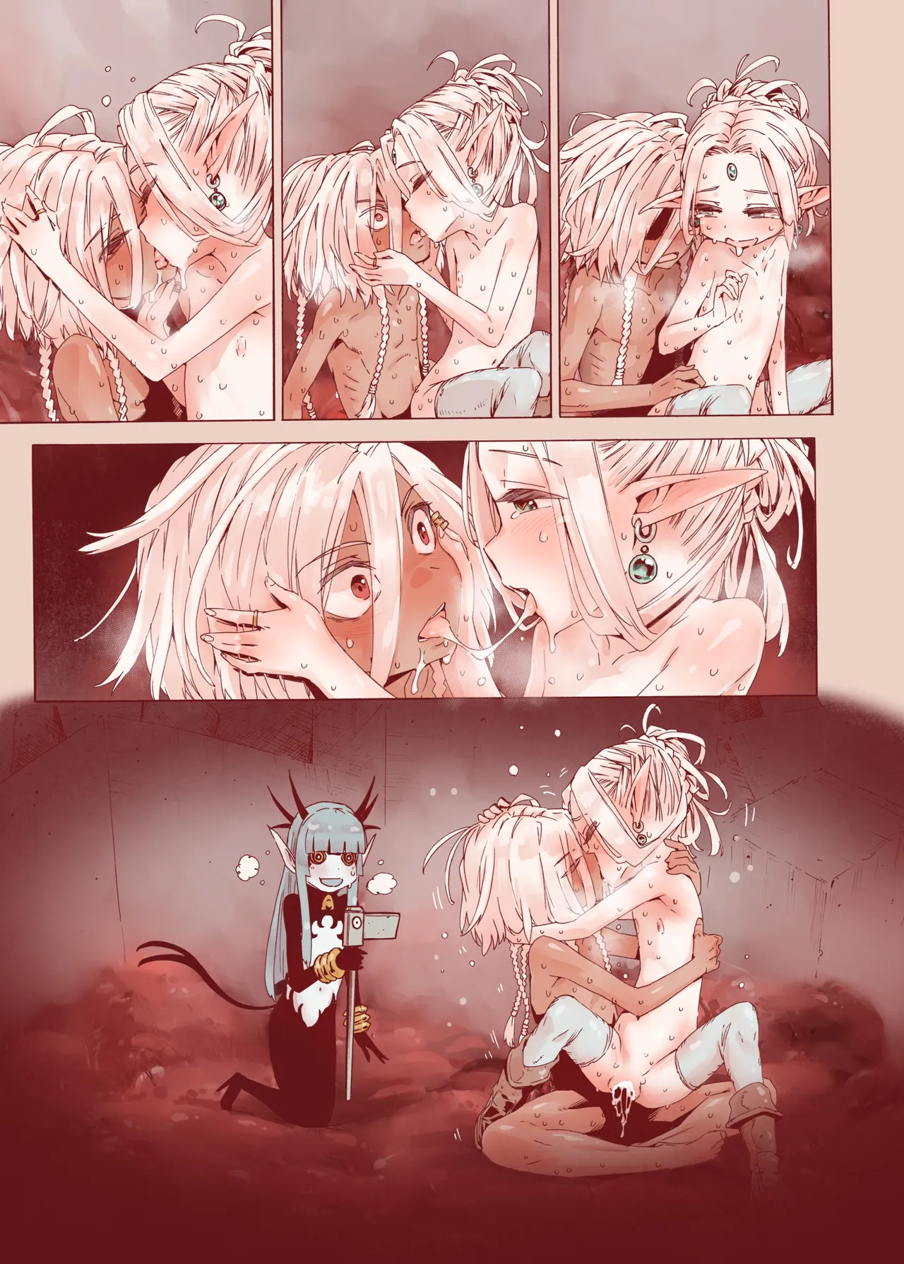 堕落 の 魔女 〜 初年 よしゃ と ツルペタ エルフ 和 以下にして 魔女 に 敗れた 化 Page.61