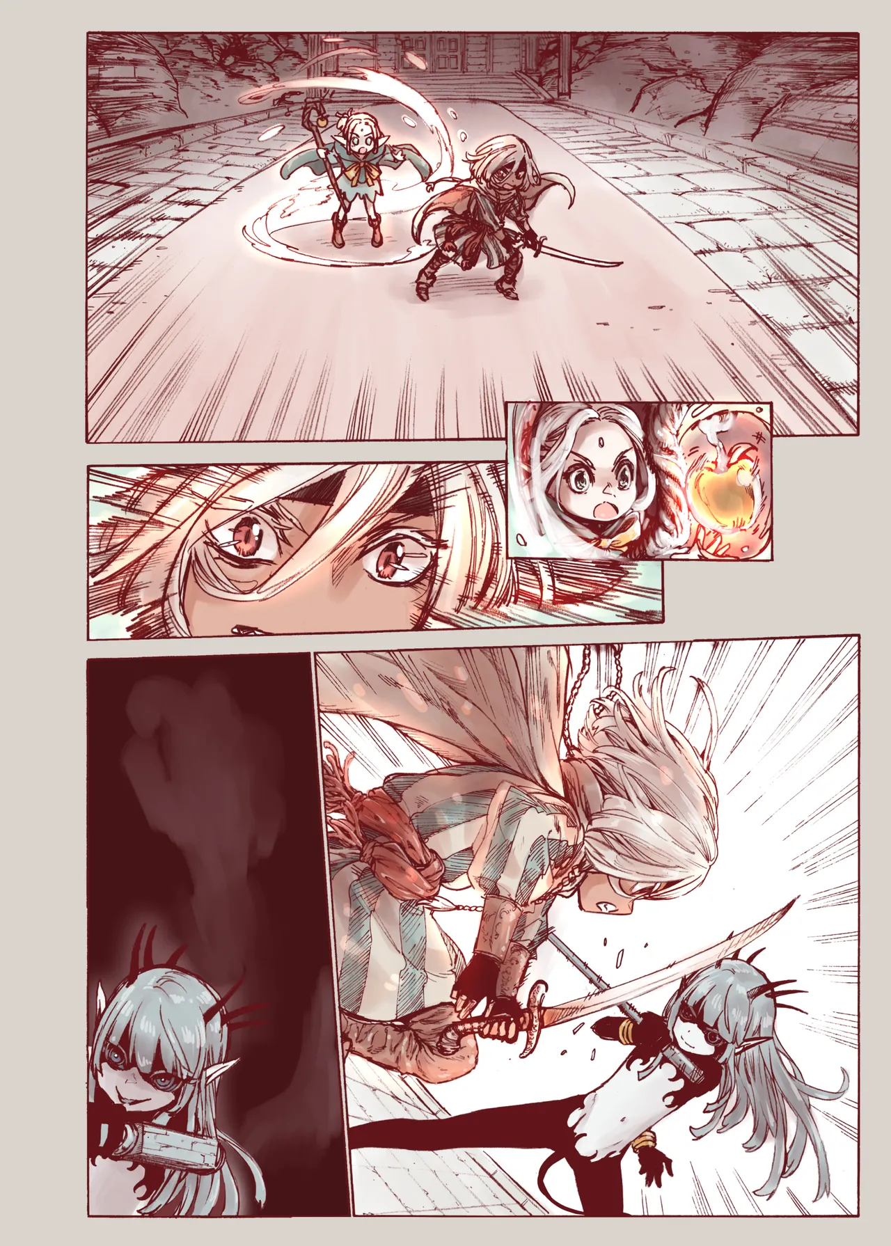 堕落 の 魔女 〜 初年 よしゃ と ツルペタ エルフ 和 以下にして 魔女 に 敗れた 化 Page.8