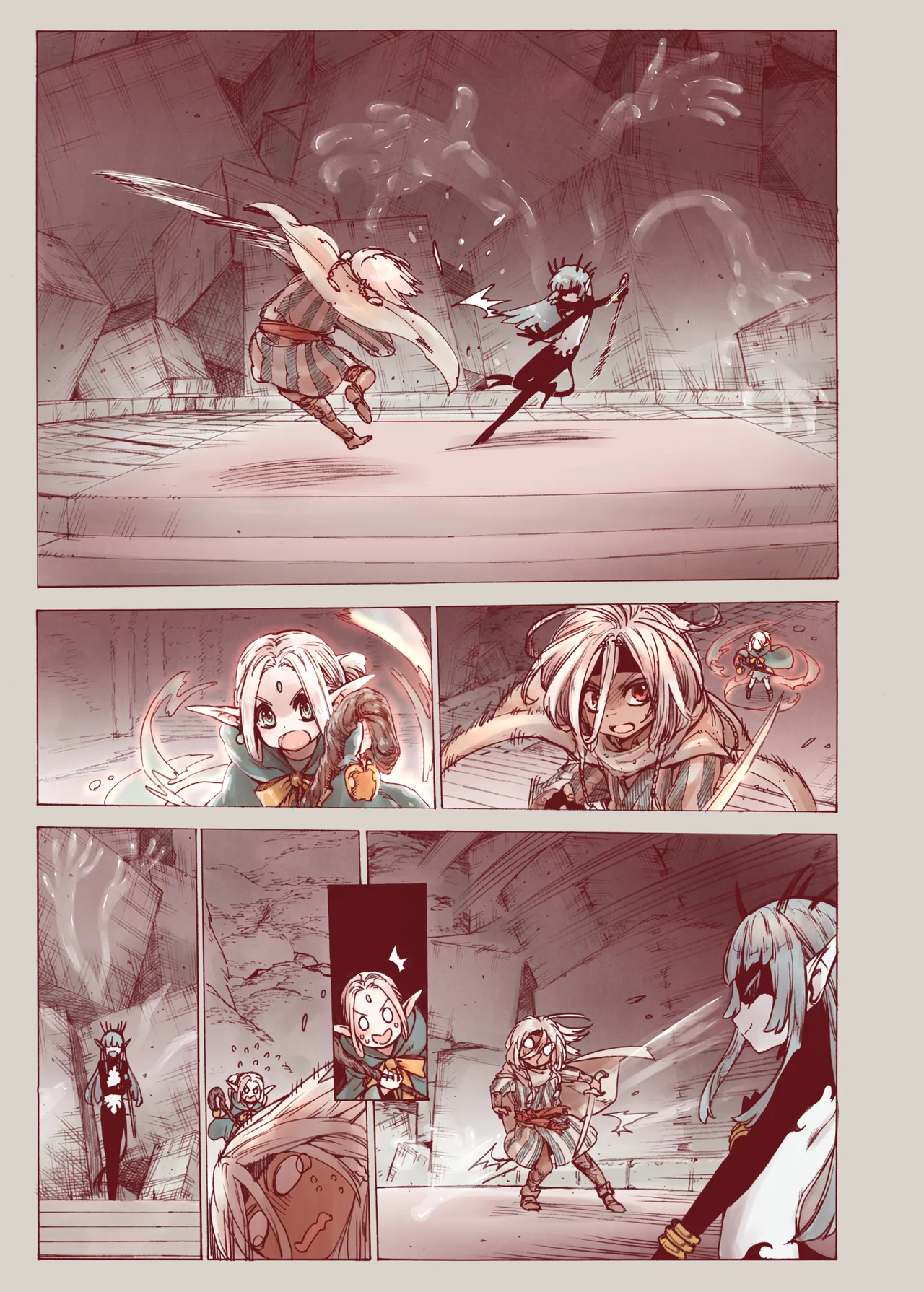 堕落 の 魔女 〜 初年 よしゃ と ツルペタ エルフ 和 以下にして 魔女 に 敗れた 化 Page.9