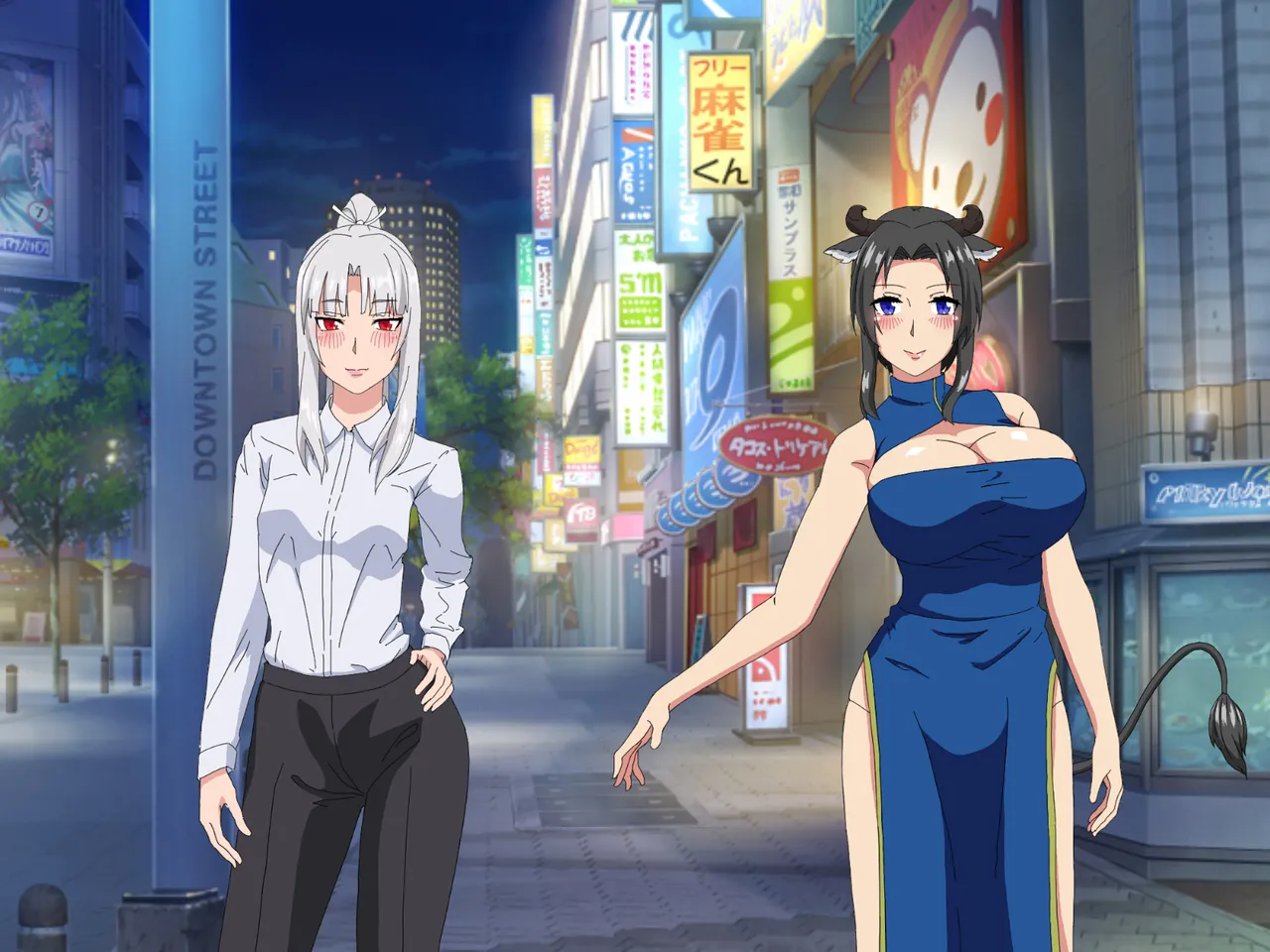 精液結び～ふたなり狐娘が爆乳牛娘と採精性行～前編 Page.173