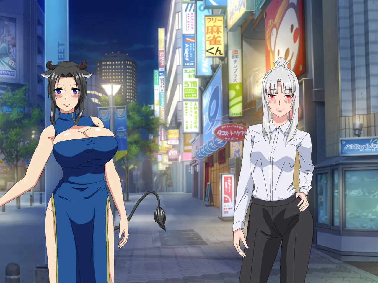 精液結び～ふたなり狐娘が爆乳牛娘と採精性行～前編 Page.179