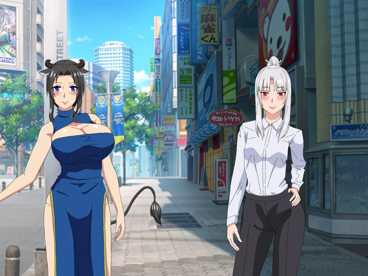 精液結び～ふたなり狐娘が爆乳牛娘と採精性行～前編 Page.233