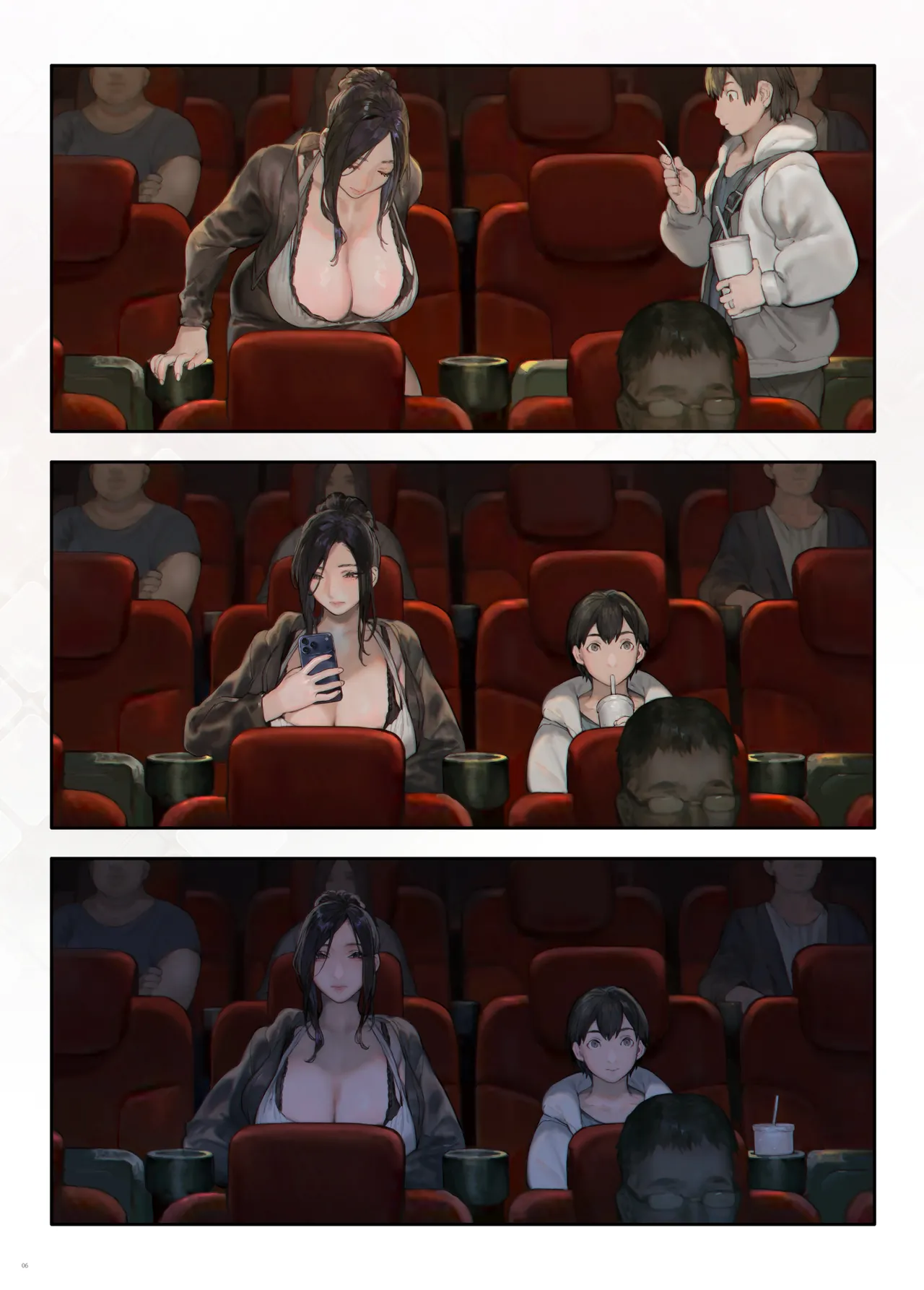 ご近所の奥さん映画館行って映画を見ない Page.5