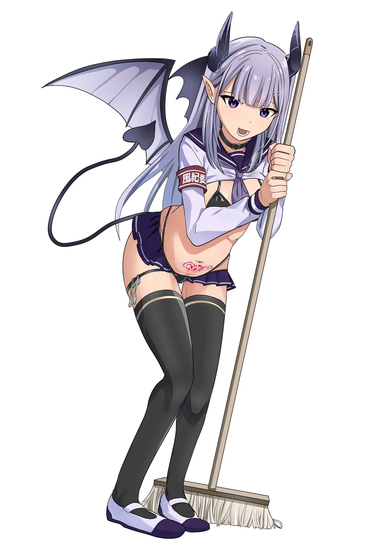 Wサキュバス風紀委員口淫性活指導 Page.36