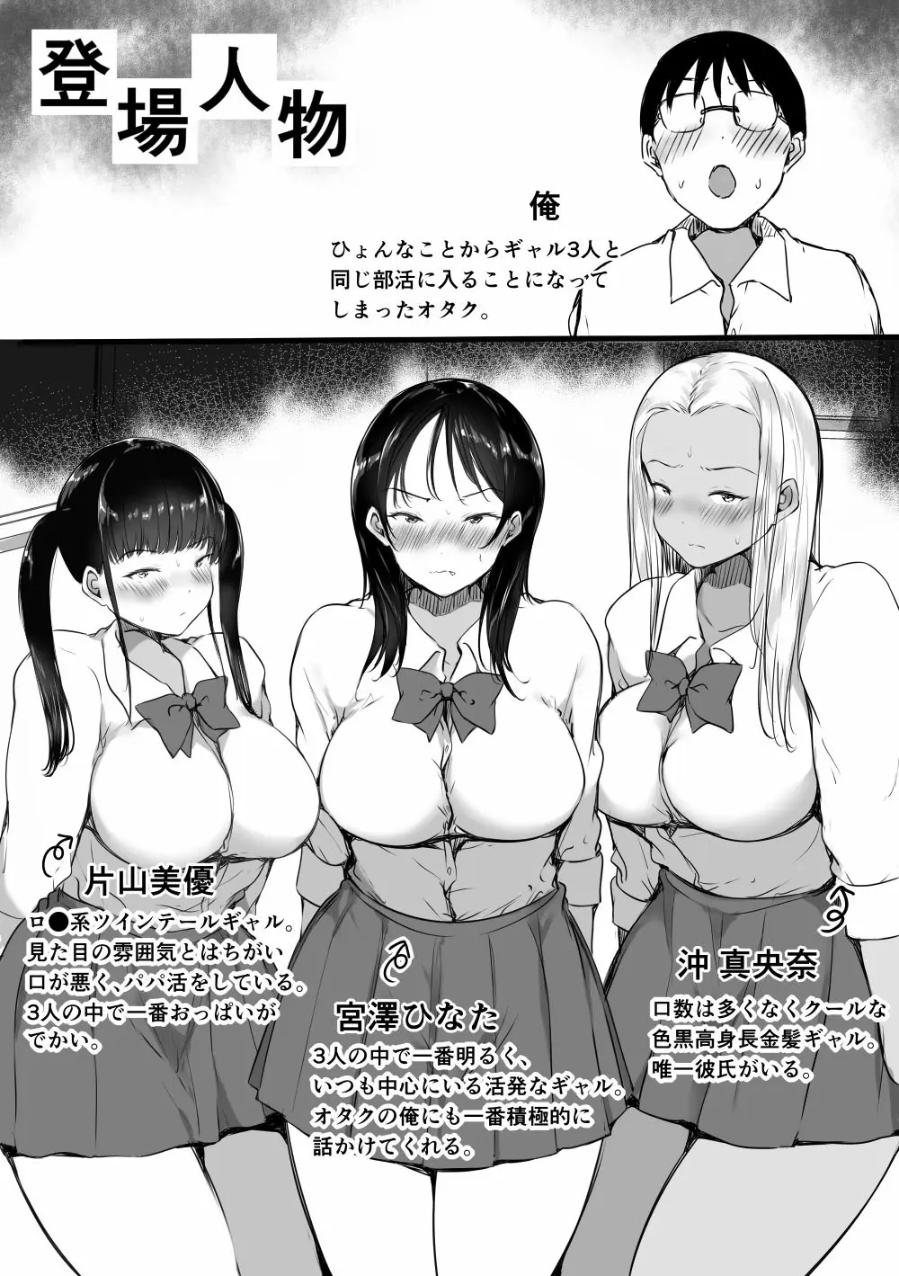ぼっちの俺が巨乳ギャル3人に誘惑されてる件〜えっち合宿編〜 Page.3