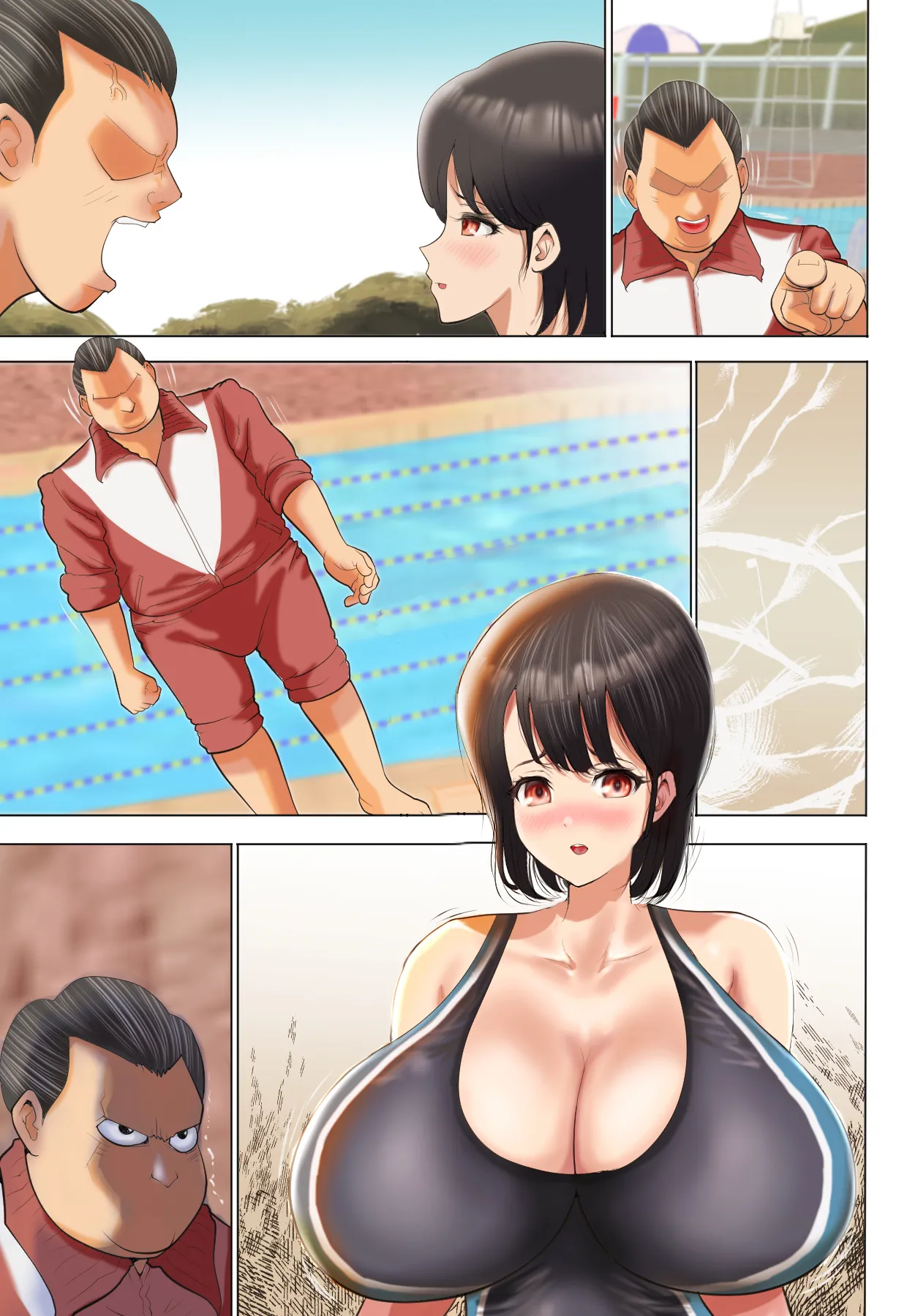 無口で陰キャ女子の爆乳をひんむいて指導しすぎた Page.55