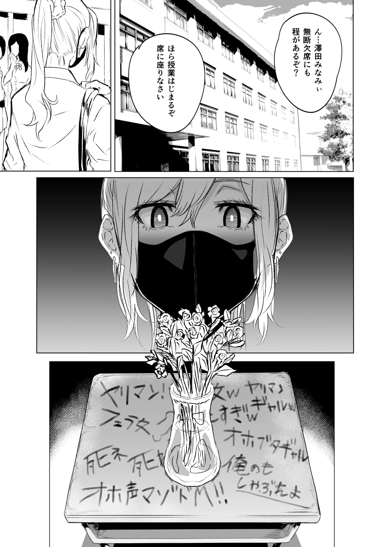 首絞め腹パン依存症なマゾメス爆乳女子校生 Page.48