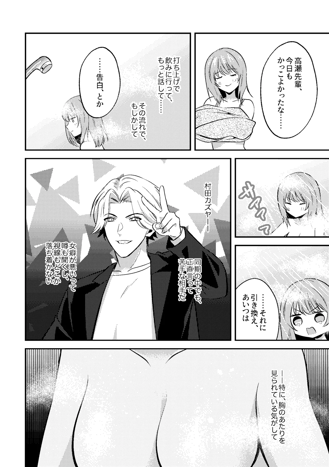 泥酔いたずら 美人同期のおっぱい鑑賞会始めま～すw Page.8
