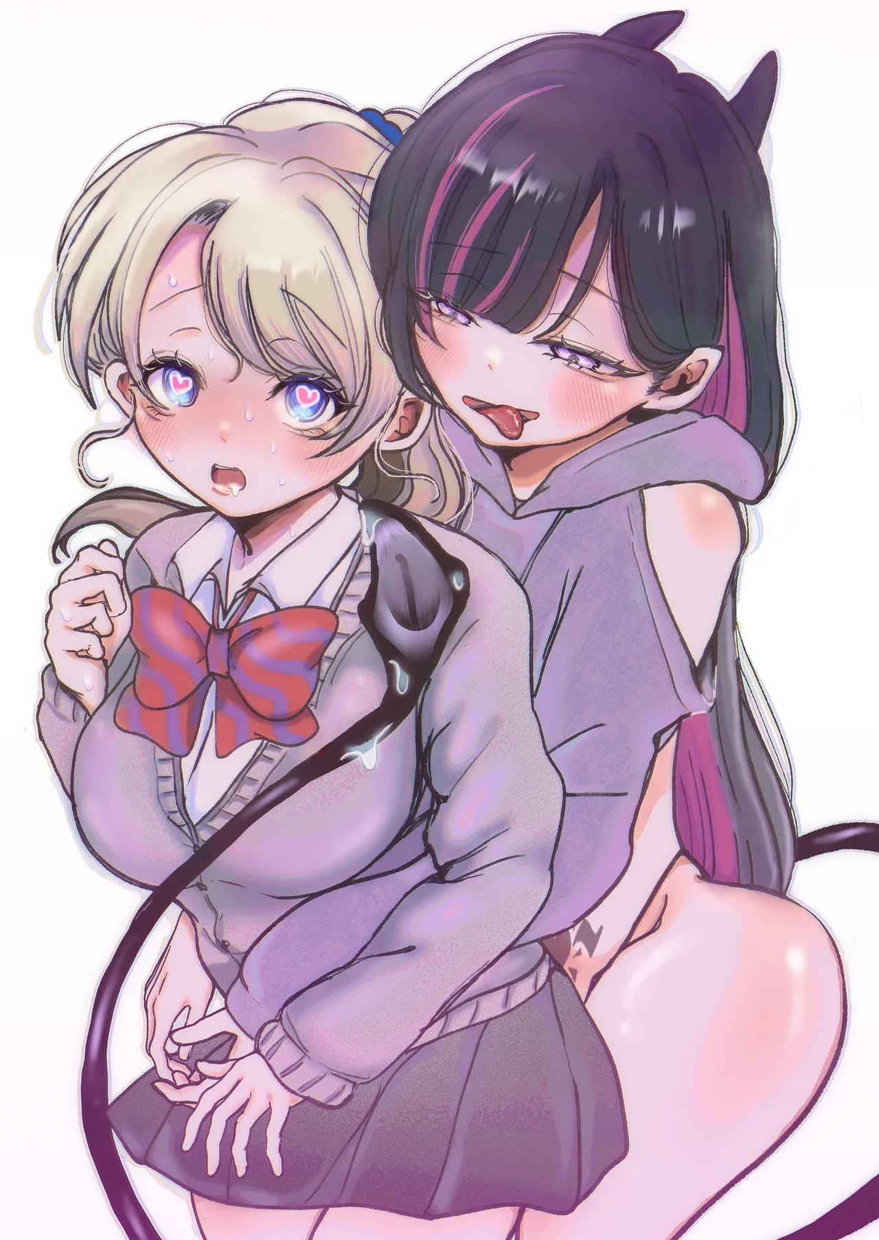 [むにぃ〜 (三田)] 嘘つき人妻は淫魔(サキュバス)の尻尾にメロメロ♡♡♡ [DL版] Page.38