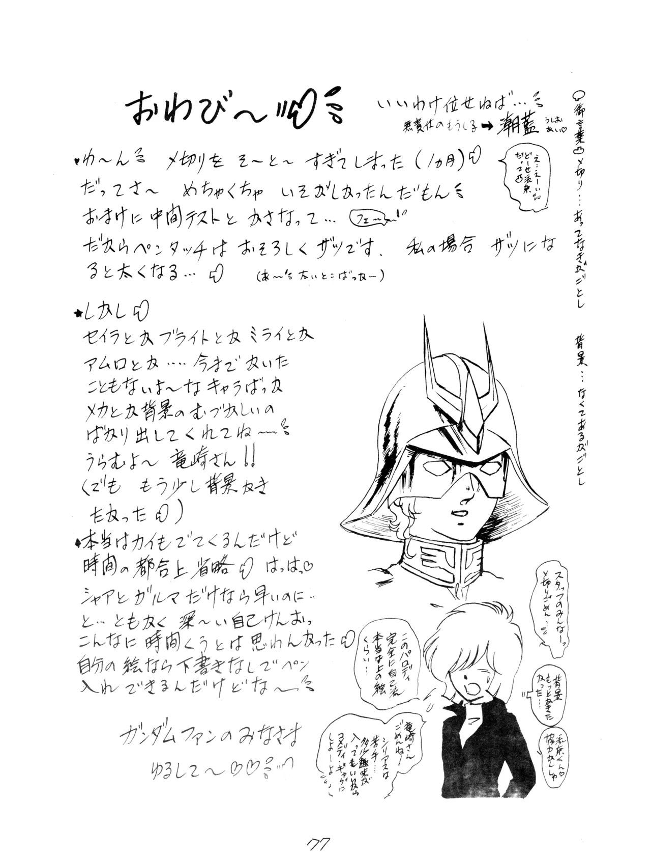 (C12) [Corporation Shameless] CORPORTATION SHAMELESS Special Issue 79' (1979) 昭和 54年 Page.77