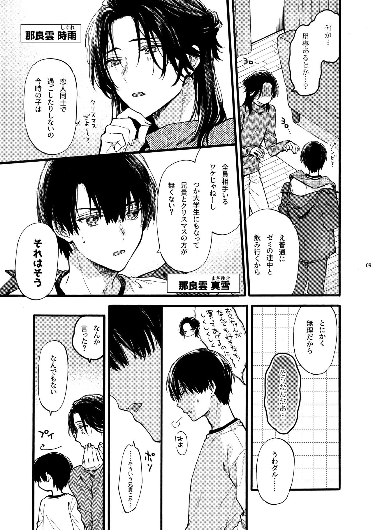 [刻々卿 (鈴白ねりた)] 那良雲兄弟 [DL版] Page.9