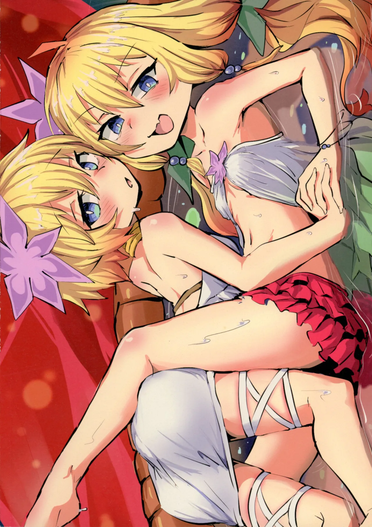 (強欲で謙虚なイベントTURN18) [サークル兎耳屋 (兎耳山みしろ)] 蟲惑魔姉妹の落とし穴 (遊戯王) Page.2