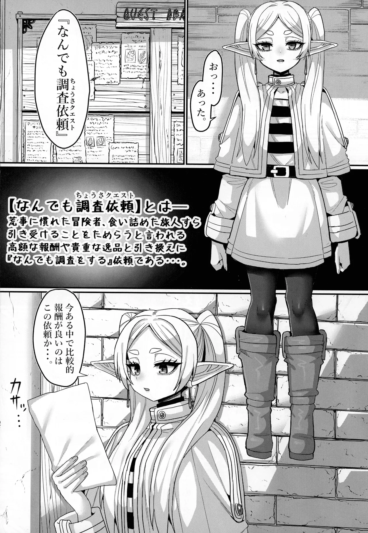 (C107) [せいのまもの (よろず)] フリーレンとなんでも調査依頼 (葬送のフリーレン) Page.5