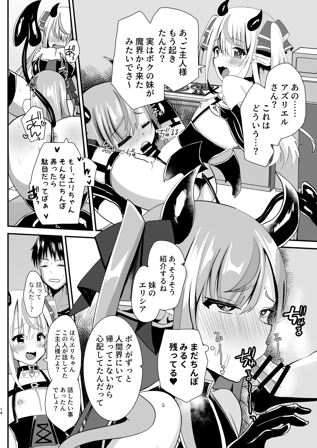 [サイハテ (ひなげし)] 男の娘サキュバス姉妹とドスケベセックスしちゃう本 Page.14