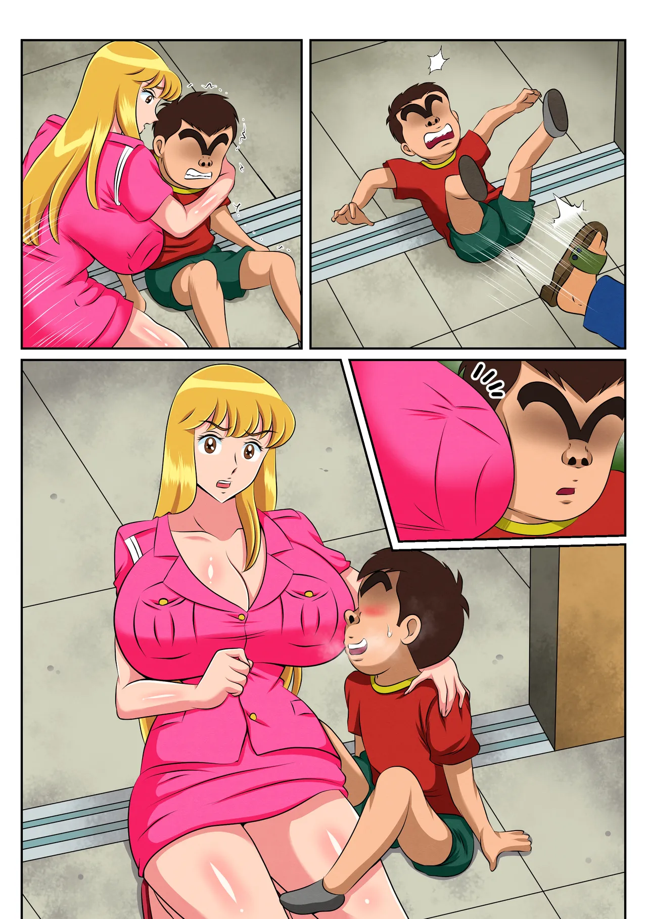 [良原カヲル] 実は性に無関心だった麗子は悪ガキにやりたい放題弄ばれて・・・ (こちら葛飾区亀有公園前派出所) [DL版] Page.56