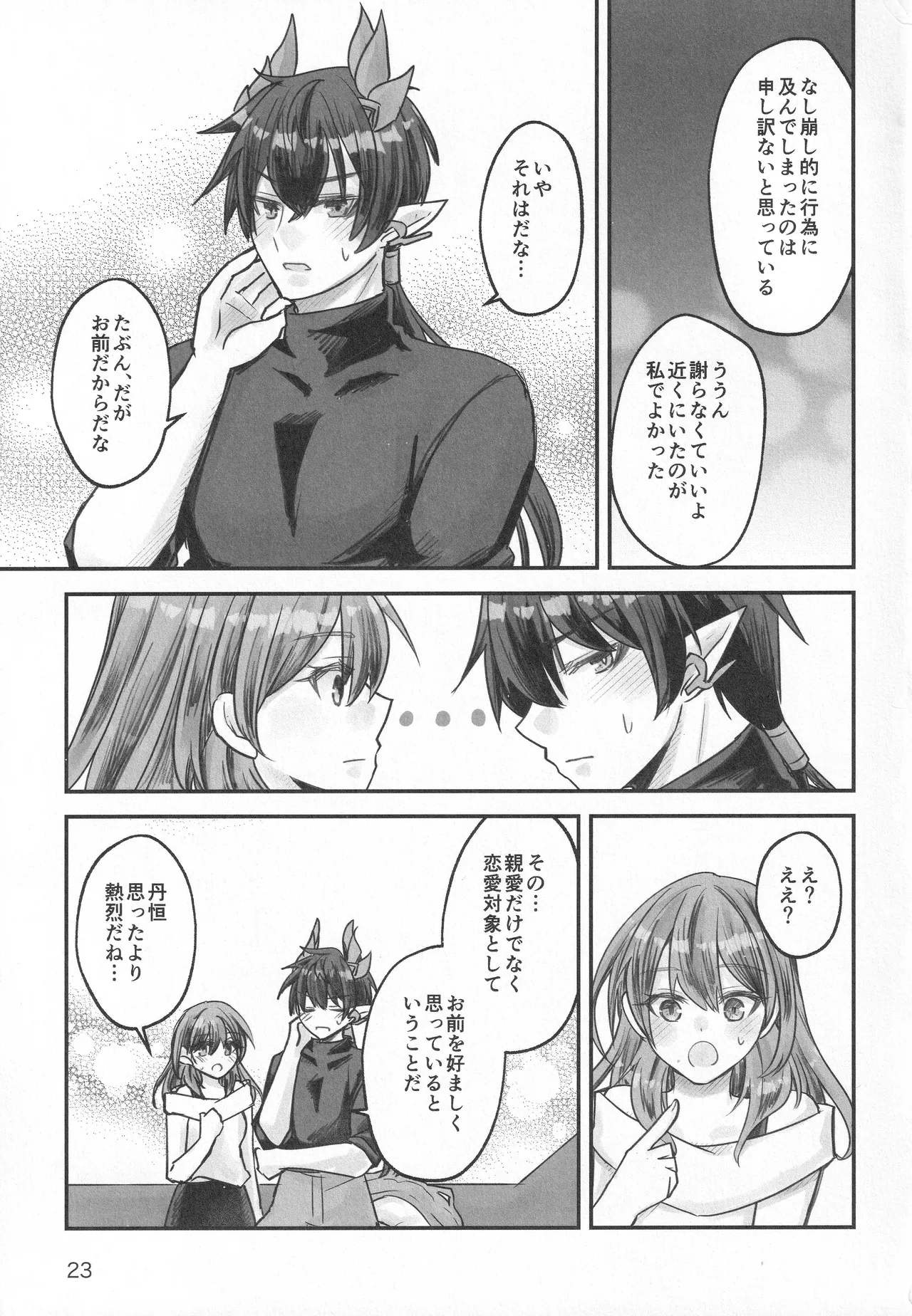 (COMIC CITY SPARK 20) [あおのなまえ (佐久間りょう)] 黎明に溶ける (崩壊：スターレイル) Page.22