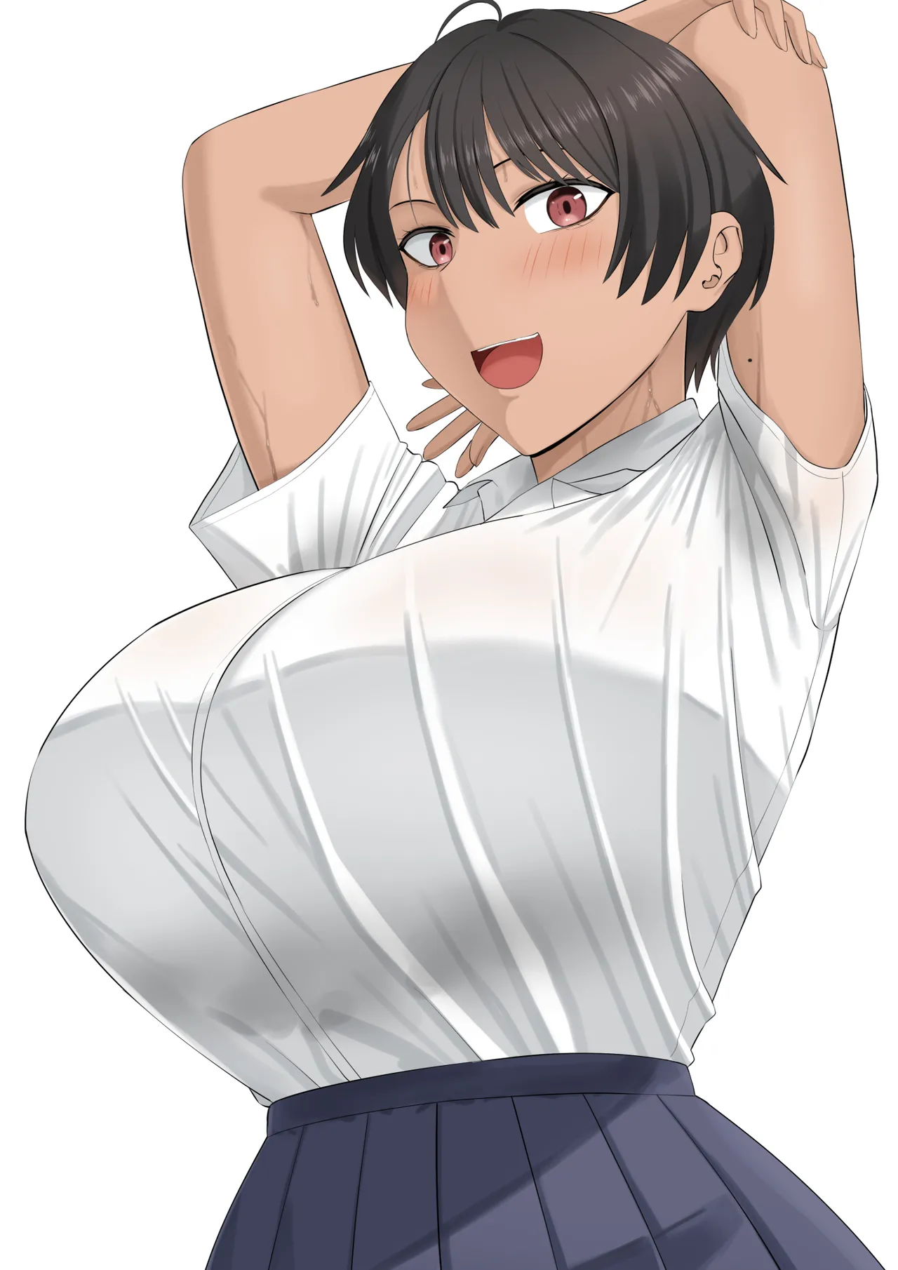 [あらまあ] 男勝りな幼馴染がエッチのときだけ女っぽくなる Page.57