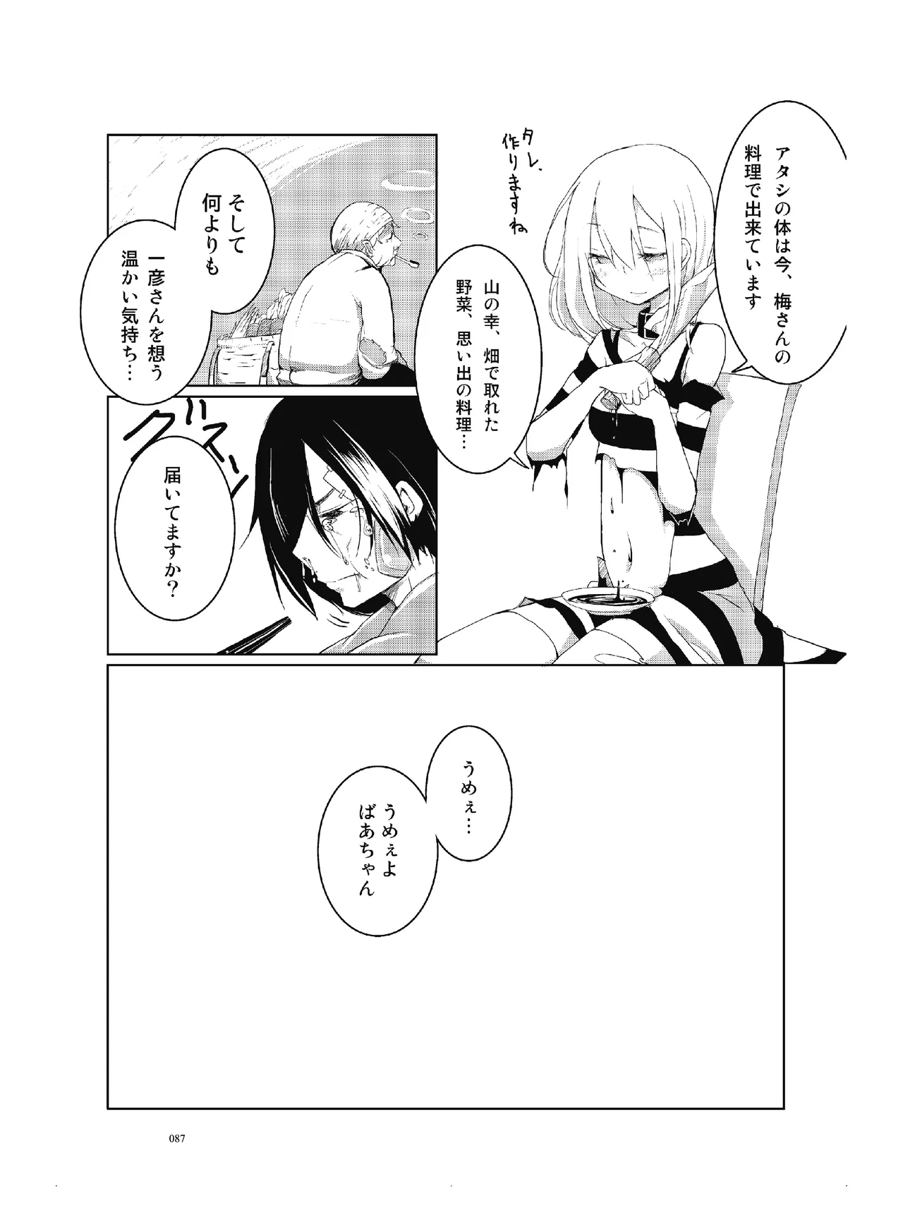 (COMITIA110) [壁の彩度(TNSK)] 肉の花束 [DIGITAL] Page.88