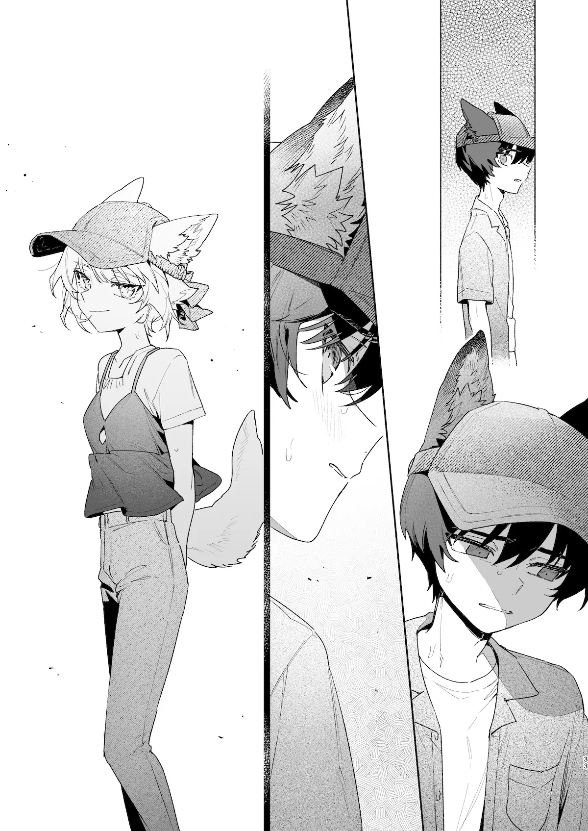 [pink carrot (usachanGET)] ♂が受け。コヨーテちゃん×甲斐犬くん2 Page.34