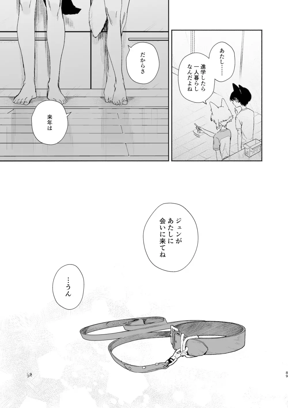 [pink carrot (usachanGET)] ♂が受け。コヨーテちゃん×甲斐犬くん2 Page.88