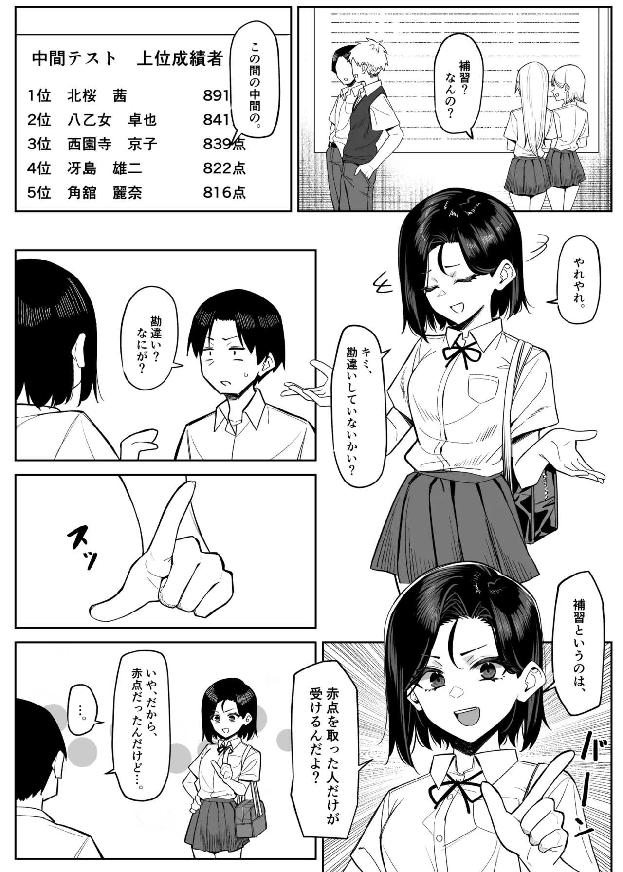 [MM] 優等生にオ〇ニー見せる話 Page.80