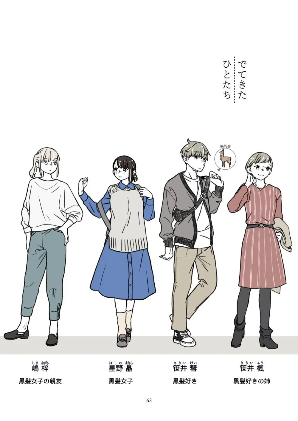 [青色観測所 (中原水芋)] 黒髪女子をとにかく愛でたい おまけの番外編 Page.62