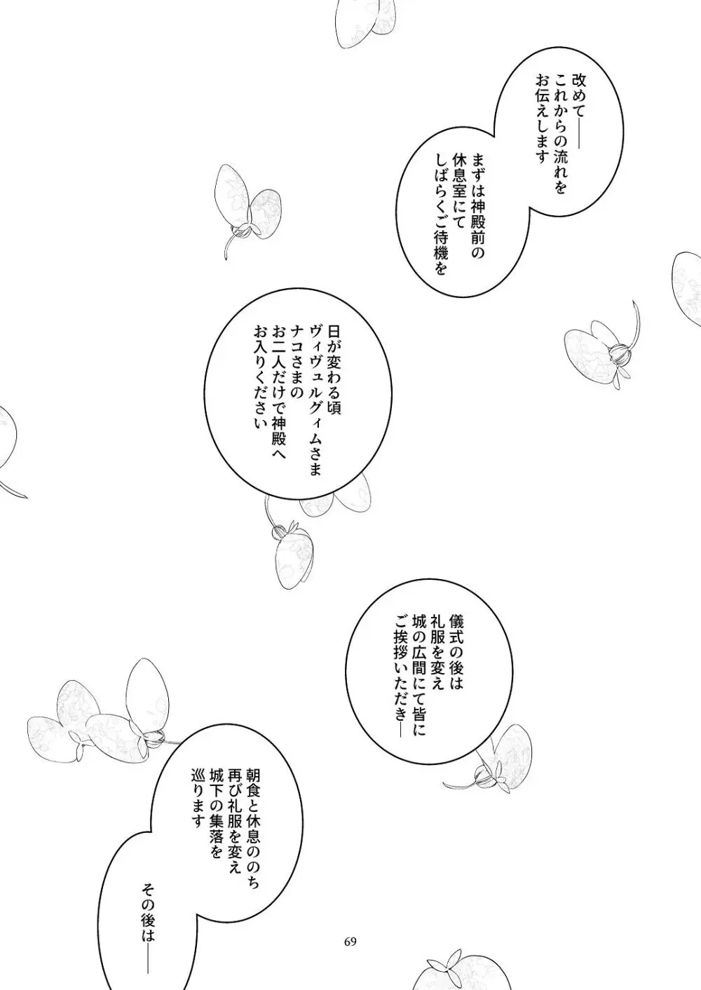 [青色観測所 (中原水芋)] 気まぐれ魔王さま、生真面目魔法少女を嫁にする。3 Page.68