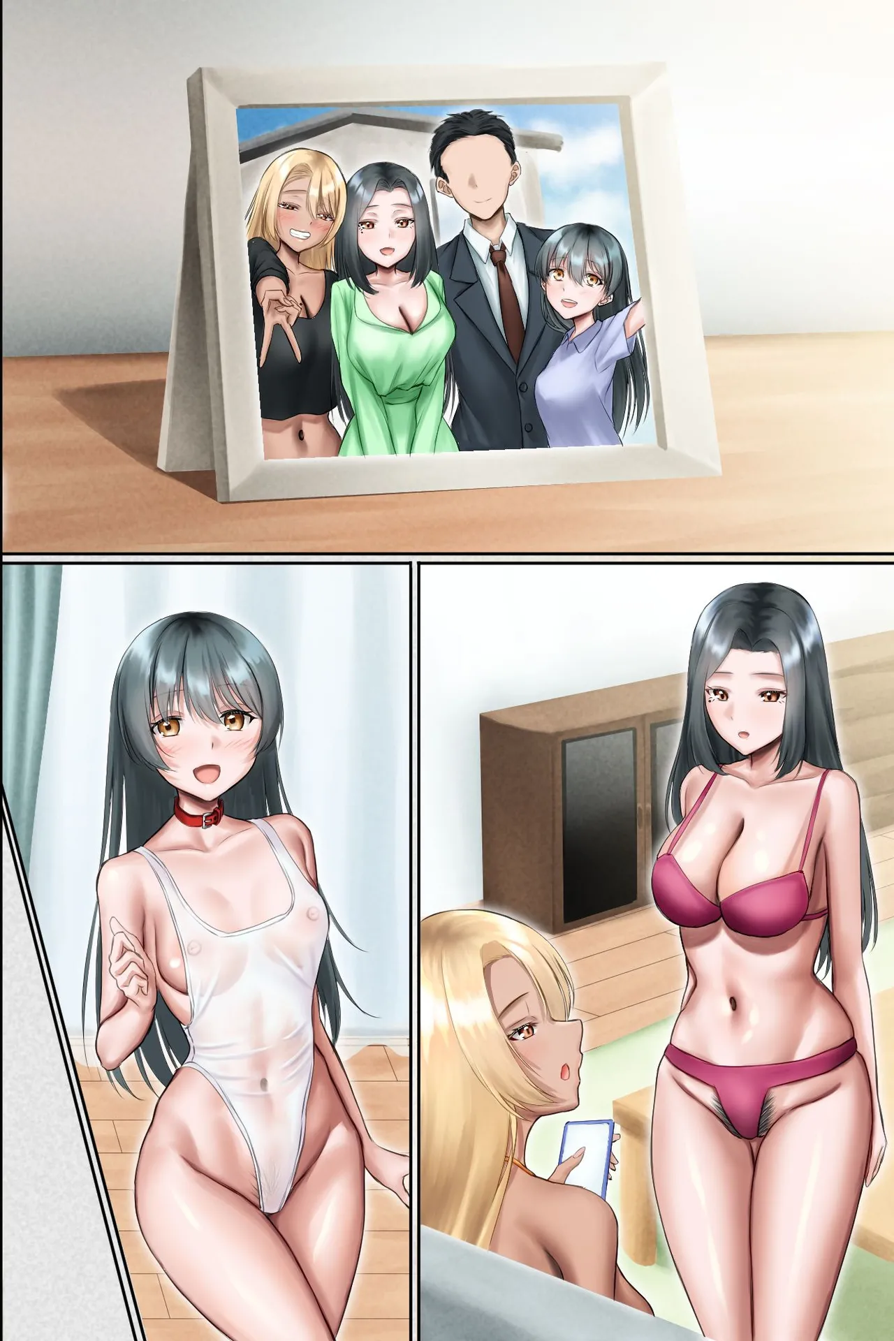 [ほっとミルク] 夫公認NTR種付け〜マゾ夫に懇願されて美人母娘を他人精子で孕ませまくる無責任中出しハーレム〜 Page.50