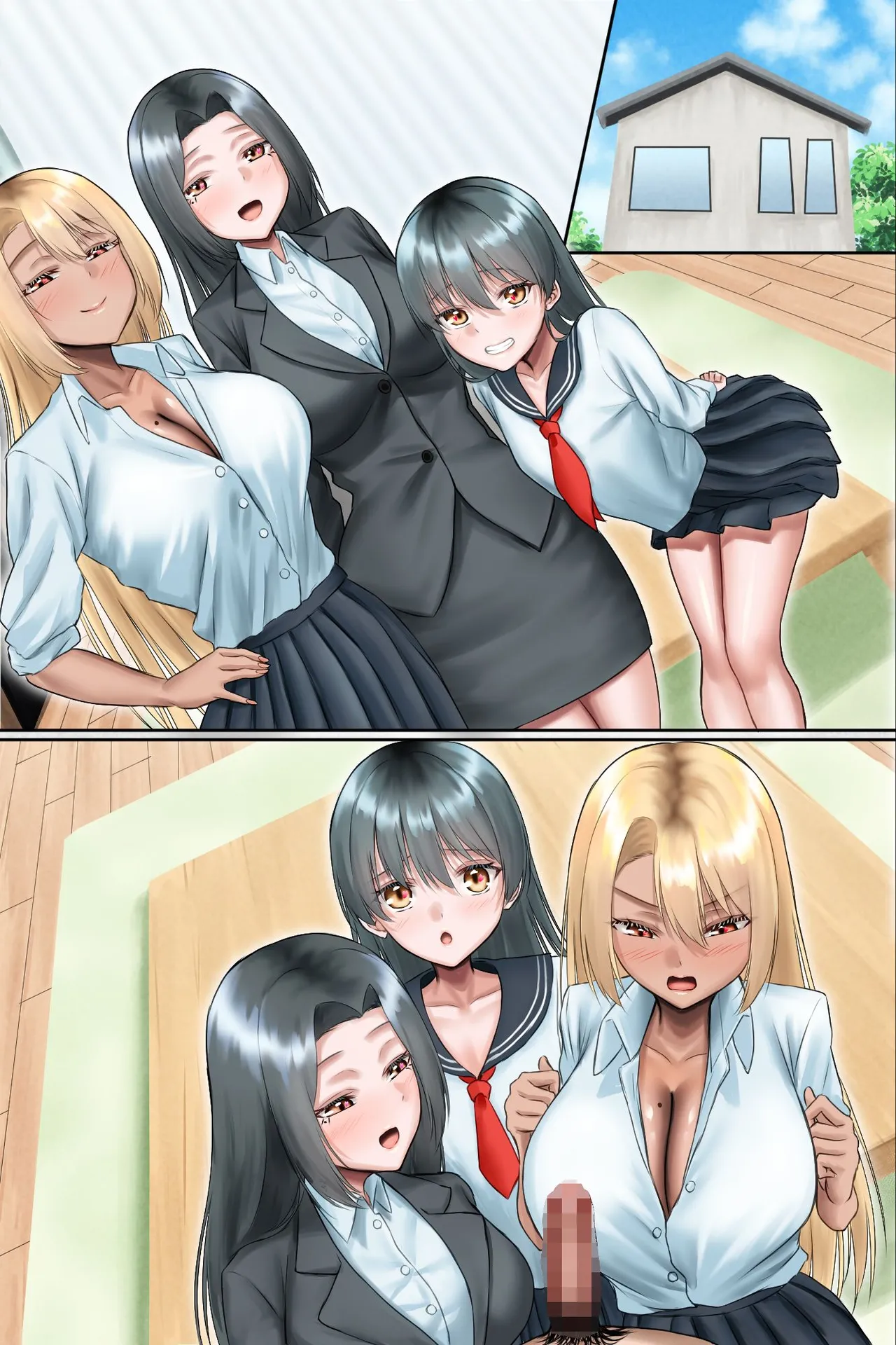 [ほっとミルク] 夫公認NTR種付け〜マゾ夫に懇願されて美人母娘を他人精子で孕ませまくる無責任中出しハーレム〜 Page.81