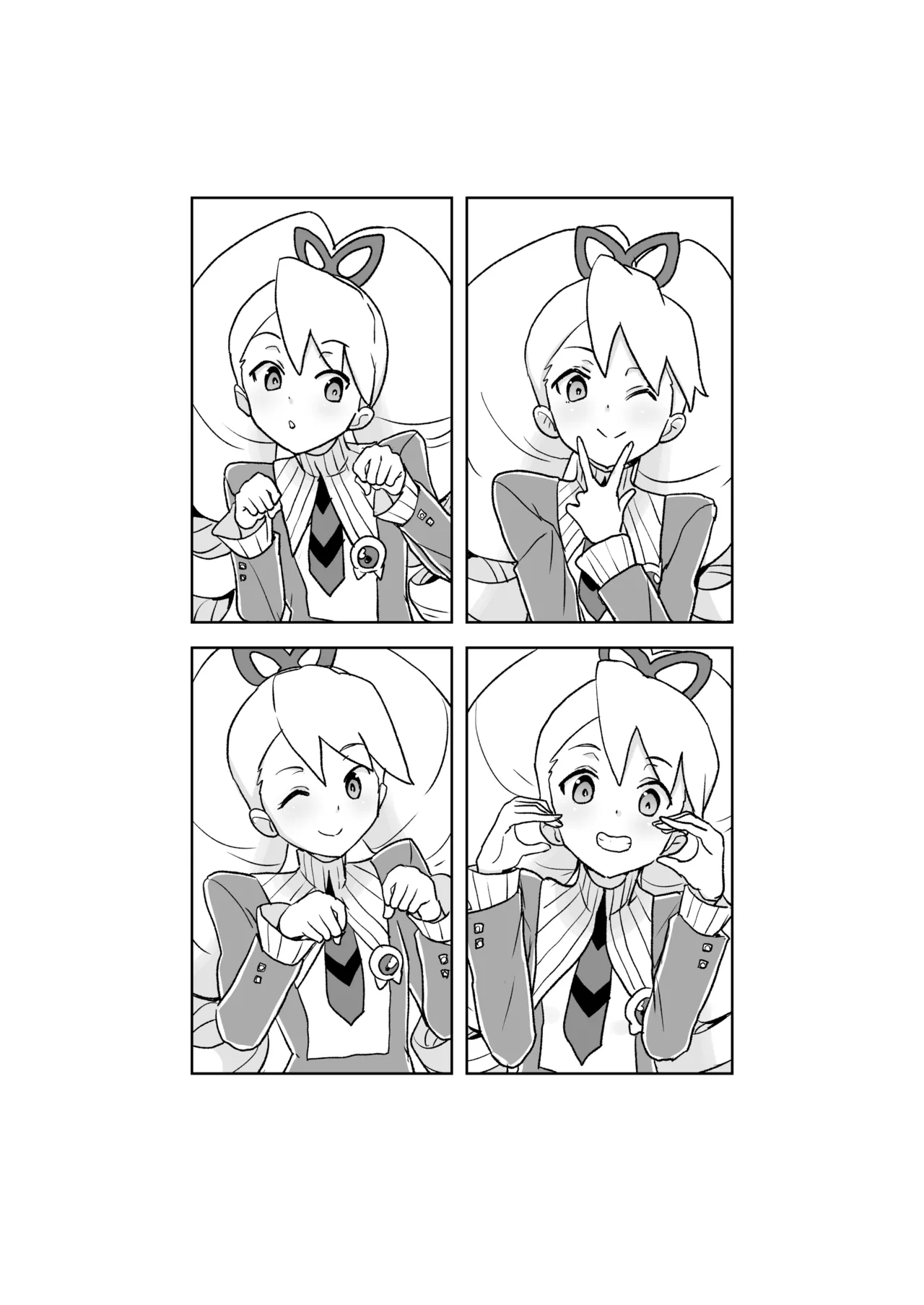 [全裸レストラン (縁山)] 自撮り委員長 (流星のロックマン) [DL版] Page.3