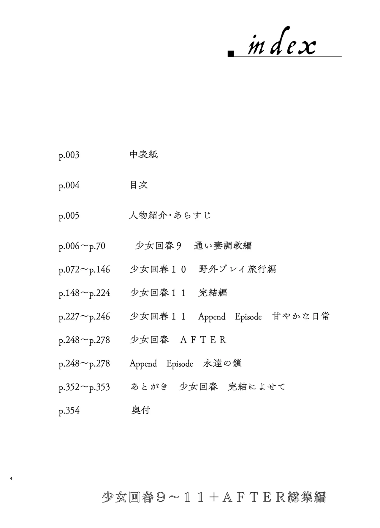 [にのこや (にの子)] 少女回春9〜11＋AFTER総集編 [DL版] Page.4