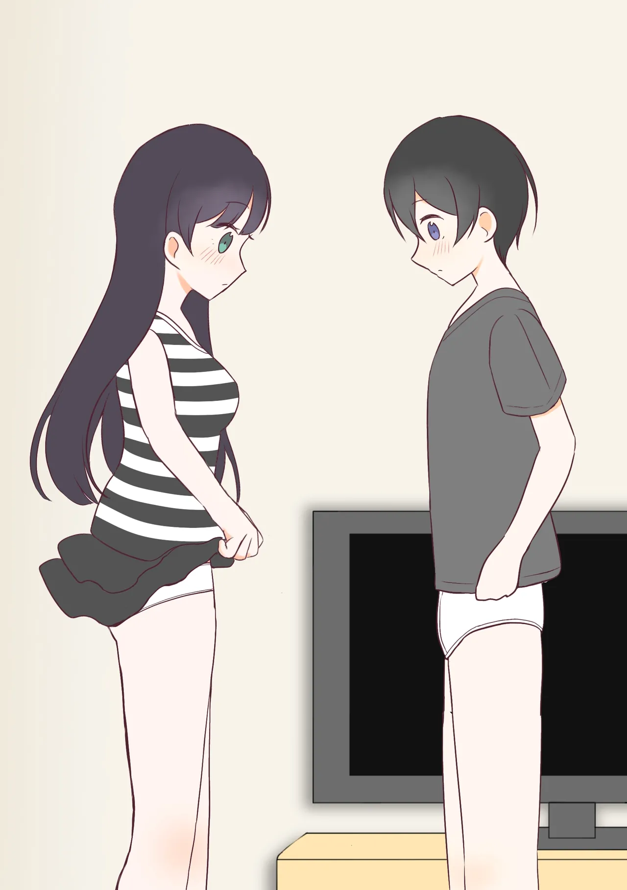 [ナボチ] パンツ見せ合い幼なじみ Page.8