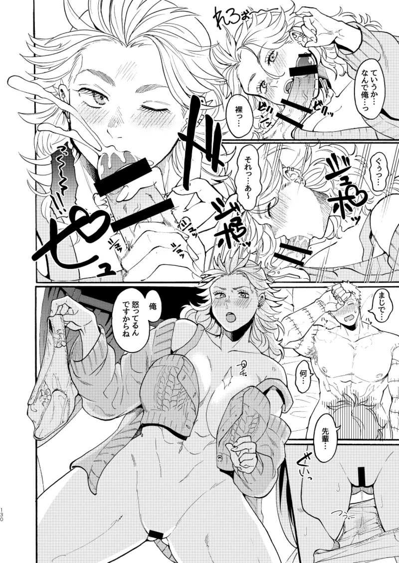 [Meloss]【心能井同人誌再録】Honeymoon Night (ドロヘドロ) Page.128