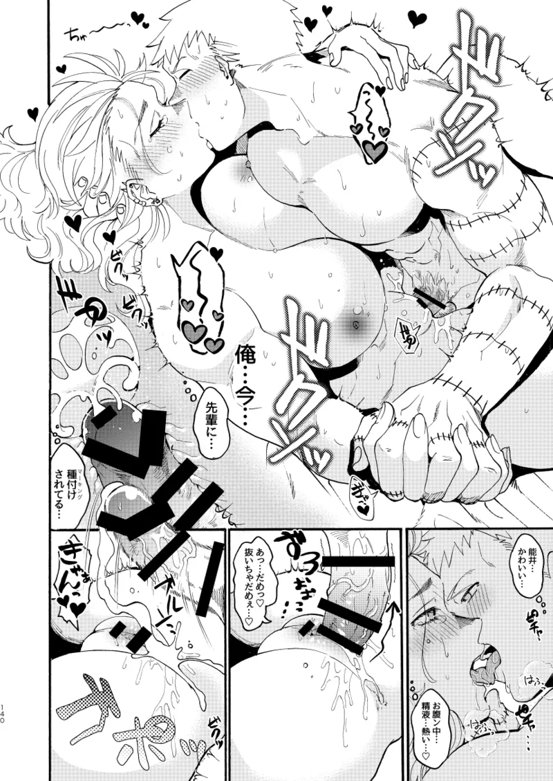 [Meloss]【心能井同人誌再録】Honeymoon Night (ドロヘドロ) Page.138