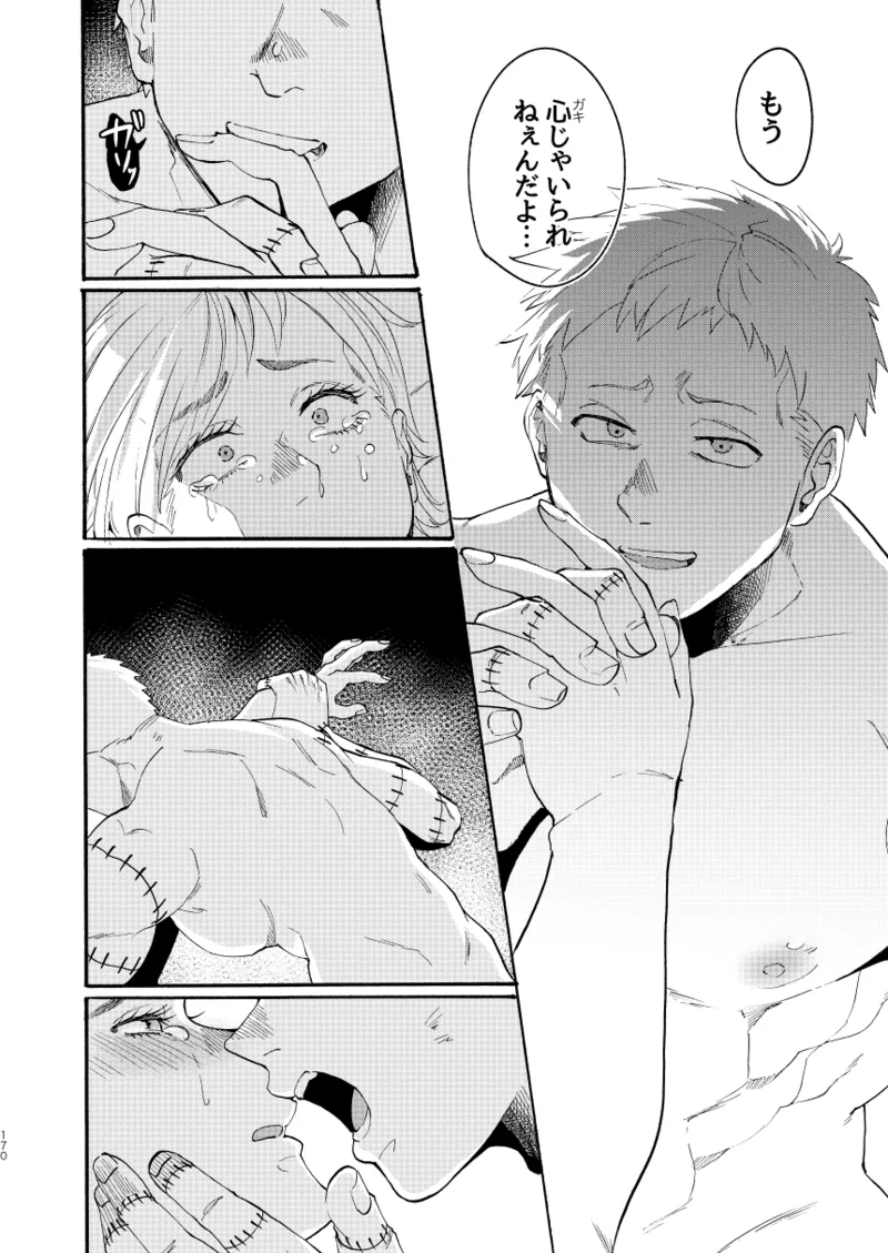 [Meloss]【心能井同人誌再録】Honeymoon Night (ドロヘドロ) Page.168
