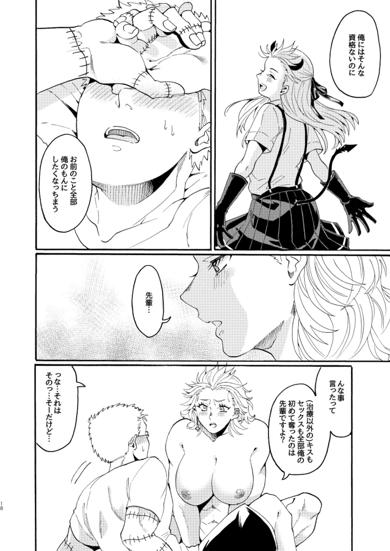 [Meloss]【心能井同人誌再録】Honeymoon Night (ドロヘドロ) Page.17