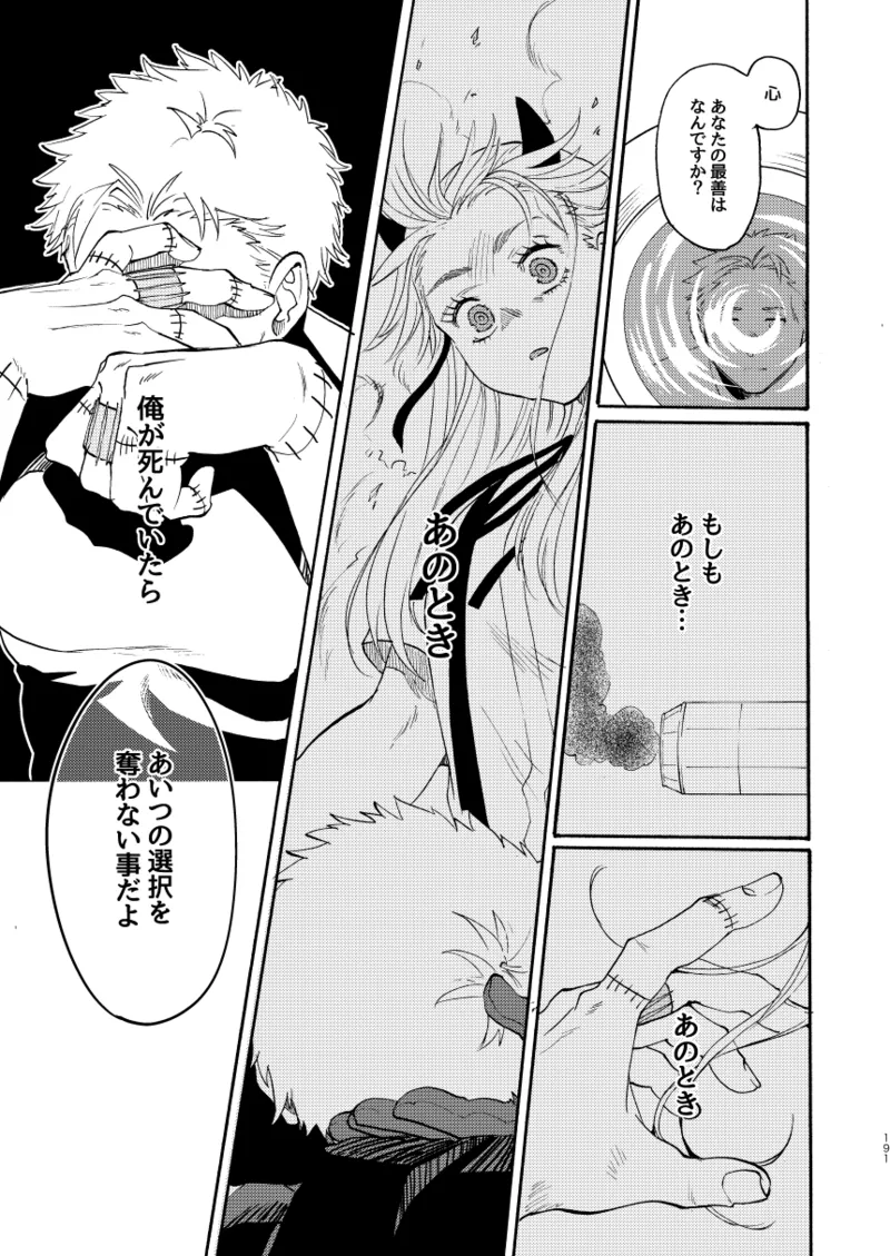 [Meloss]【心能井同人誌再録】Honeymoon Night (ドロヘドロ) Page.188