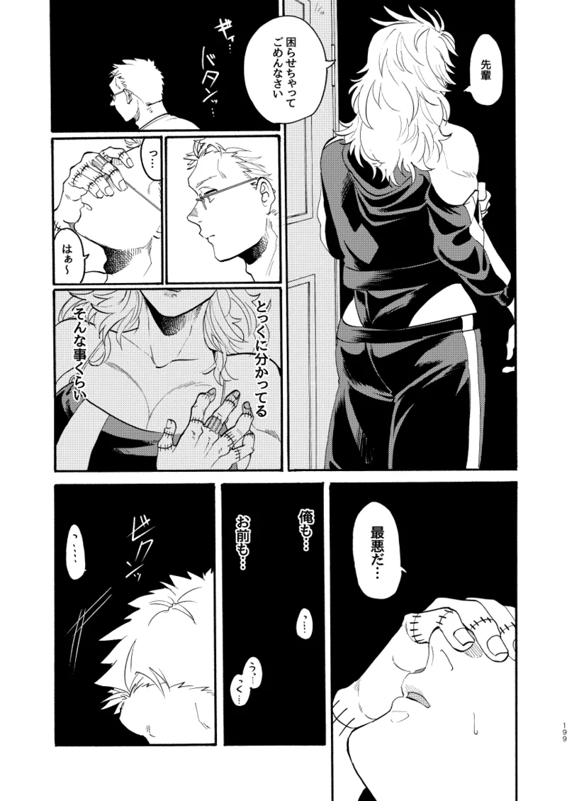 [Meloss]【心能井同人誌再録】Honeymoon Night (ドロヘドロ) Page.196