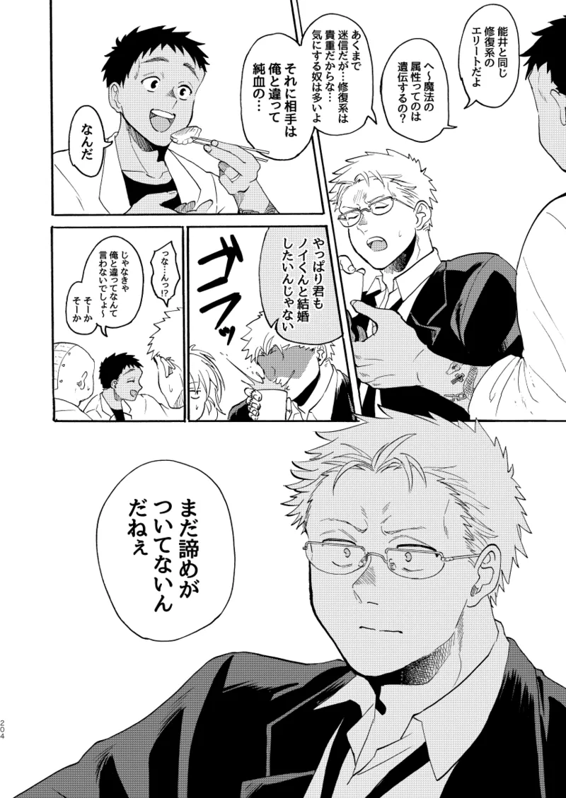 [Meloss]【心能井同人誌再録】Honeymoon Night (ドロヘドロ) Page.201