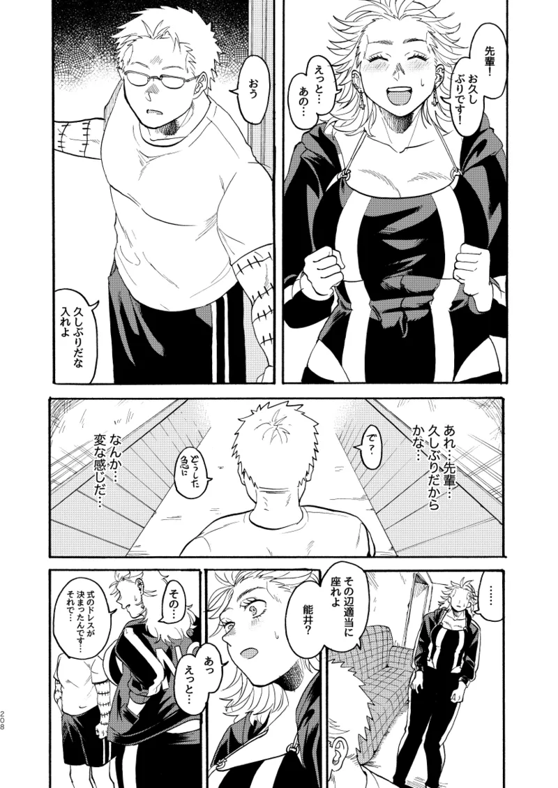 [Meloss]【心能井同人誌再録】Honeymoon Night (ドロヘドロ) Page.205