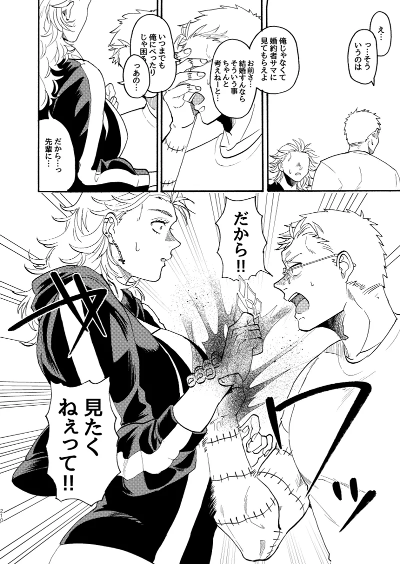 [Meloss]【心能井同人誌再録】Honeymoon Night (ドロヘドロ) Page.207