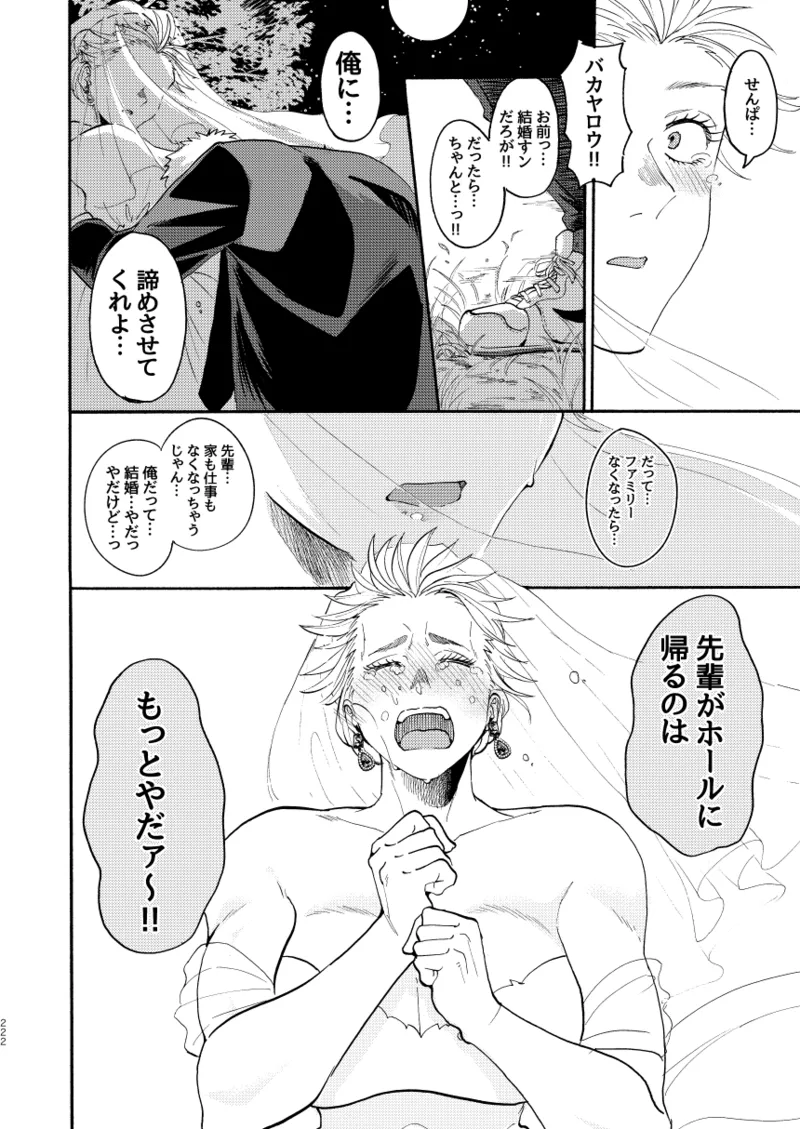 [Meloss]【心能井同人誌再録】Honeymoon Night (ドロヘドロ) Page.218