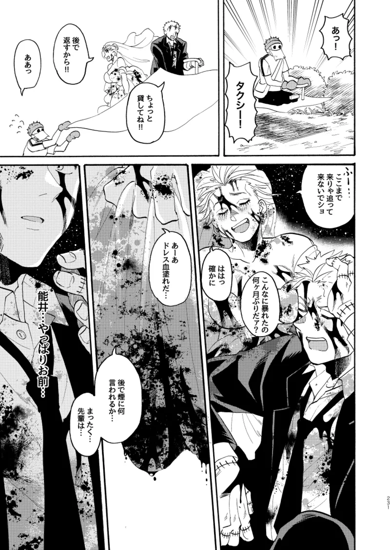 [Meloss]【心能井同人誌再録】Honeymoon Night (ドロヘドロ) Page.227